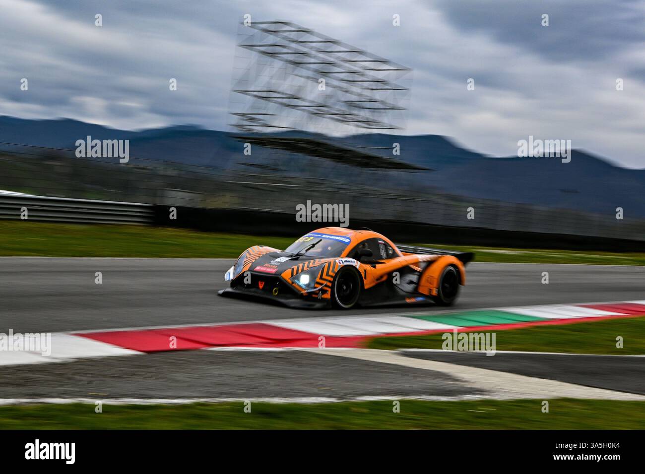 Mugello, Italie. 23 mars 2025. GTX 701 Vortex V8 FRA Lionel Amrouche Philippe Bonnel Cyril Calmon lors du Michelin 12H Mugello 2025, course d'Endurance à Mugello, Italie, 22 mars 2025 crédit : Agence photo indépendante/Alamy Live News Banque D'Images