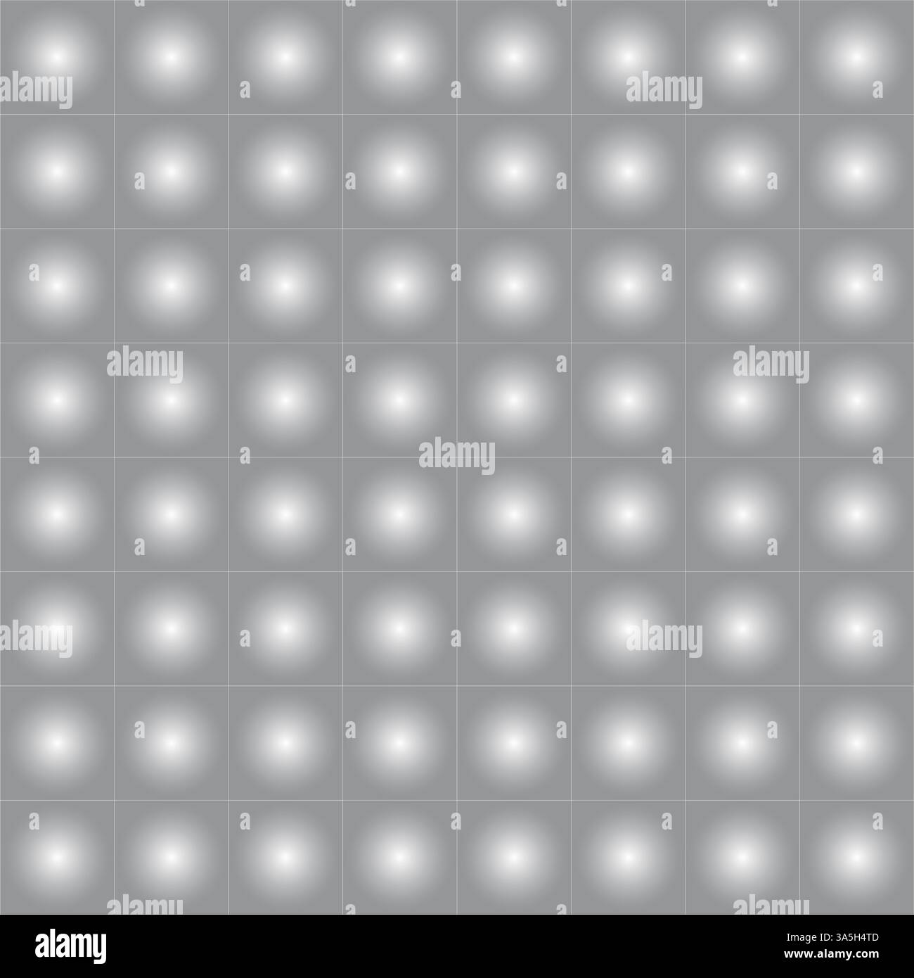 Fond d'art en pointillé dégradé gris, lumières vives Illustration de Vecteur