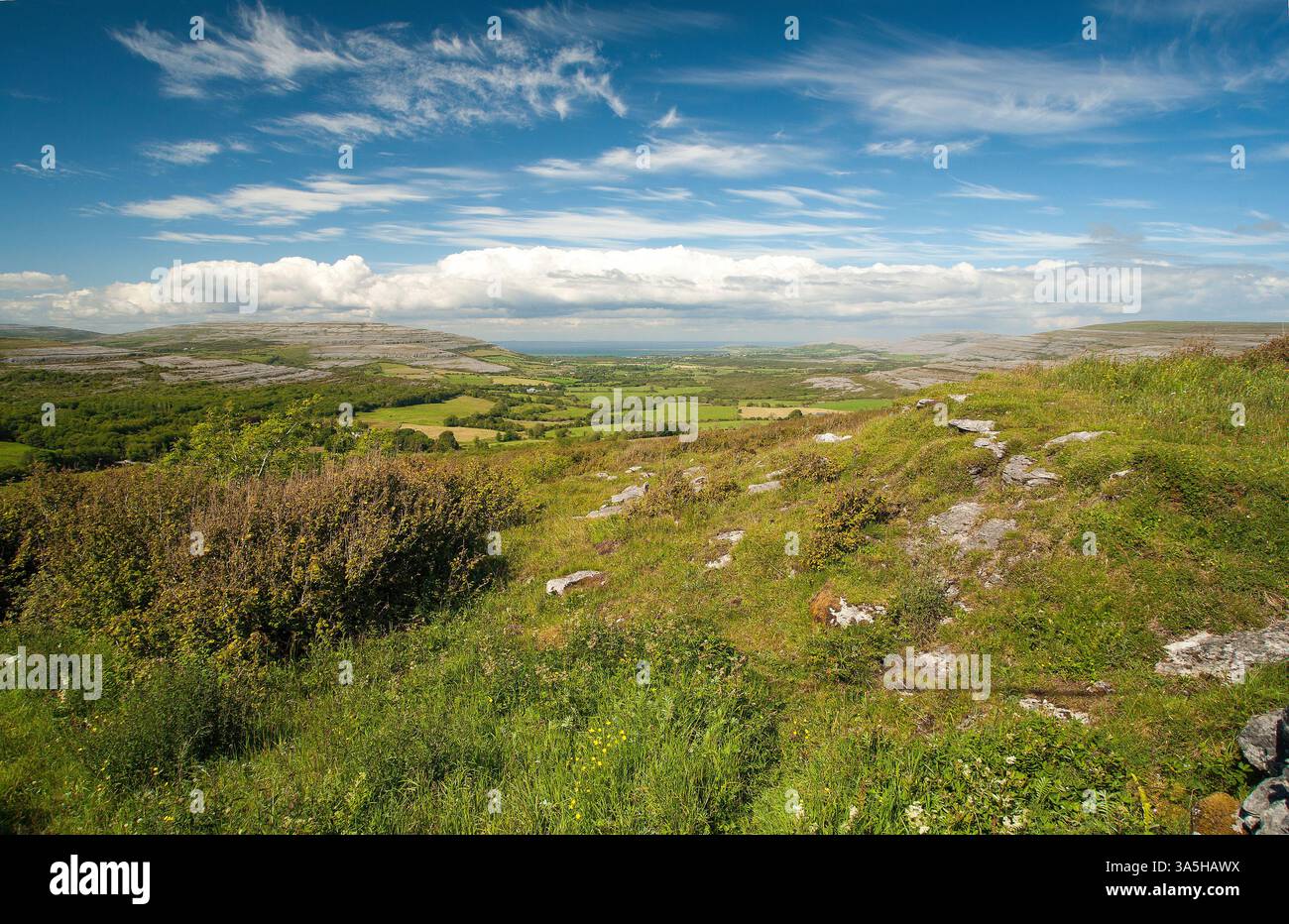 Le Burren, comté de Clare, Irlande. Banque D'Images