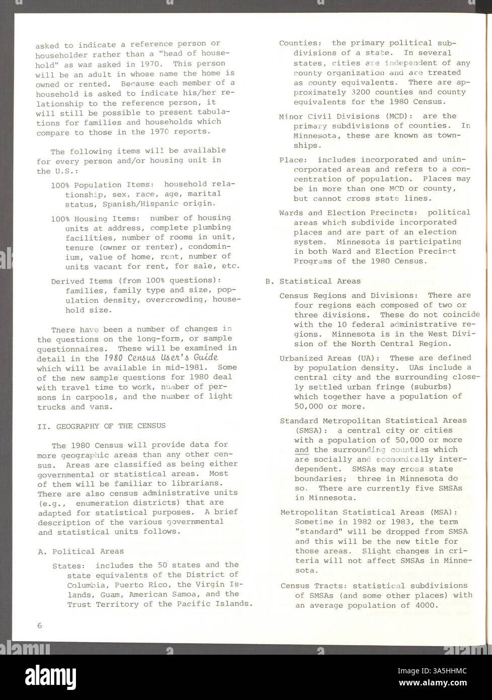 Ce numéro de Minitex Messenger traite du partage des ressources, de l'accès aux bibliothèques dans Minitex et des faits saillants du recensement de 1980, avec des mises à jour sur OCLC et Texas instruments Symposium. Banque D'Images