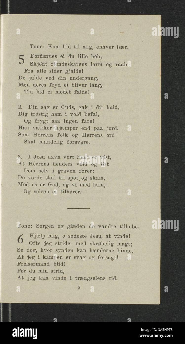 Ce livre de chansons, intitulé 'Sangbog for Afhold-og Ungdomsmøter', était une ressource clé pour l'Association totale abstinence du Minnesota. Il documente la tradition musicale des réunions de jeunes norvégiennes-américaines, promouvant l'abstinence et l'engagement communautaire à Minneapolis. Banque D'Images