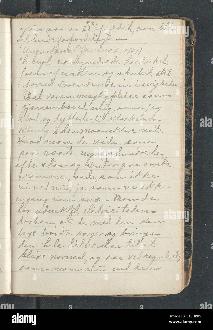 Le journal d’immigration de 1896 d’OLE E. Rølvaag présente un compte rendu de son voyage de Donna, en Norvège, aux États-Unis, fournissant des informations précieuses sur les défis et les transitions culturelles auxquels sont confrontés les immigrants norvégiens. Banque D'Images