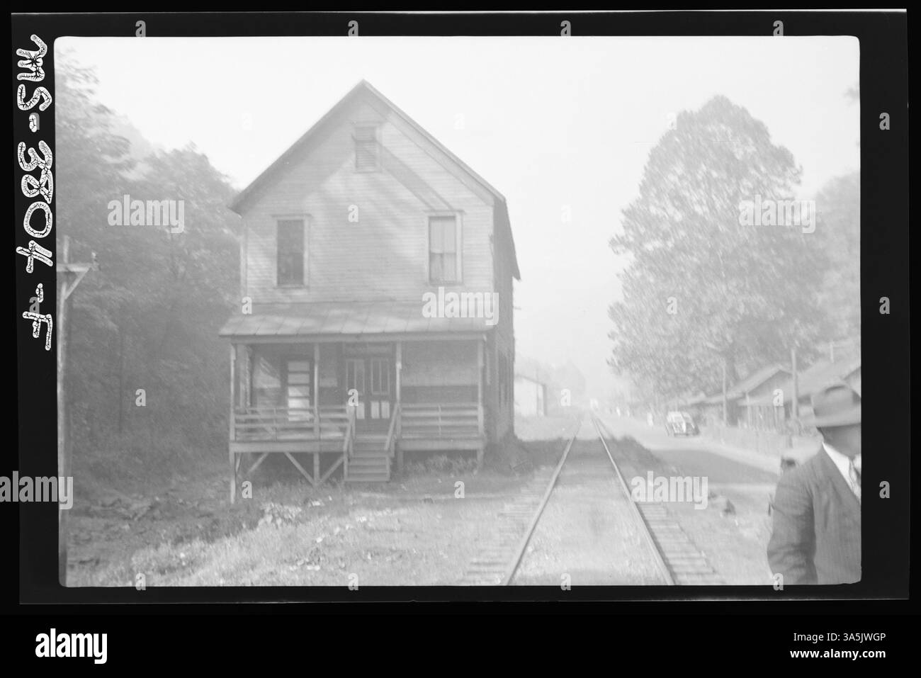 À la mine Warner de Warner Collieries à Mammouth, dans le comté de Kanawha, en Virginie-occidentale, le centre communautaire local et le cabinet du médecin fournissent des services essentiels à la ville minière. Banque D'Images