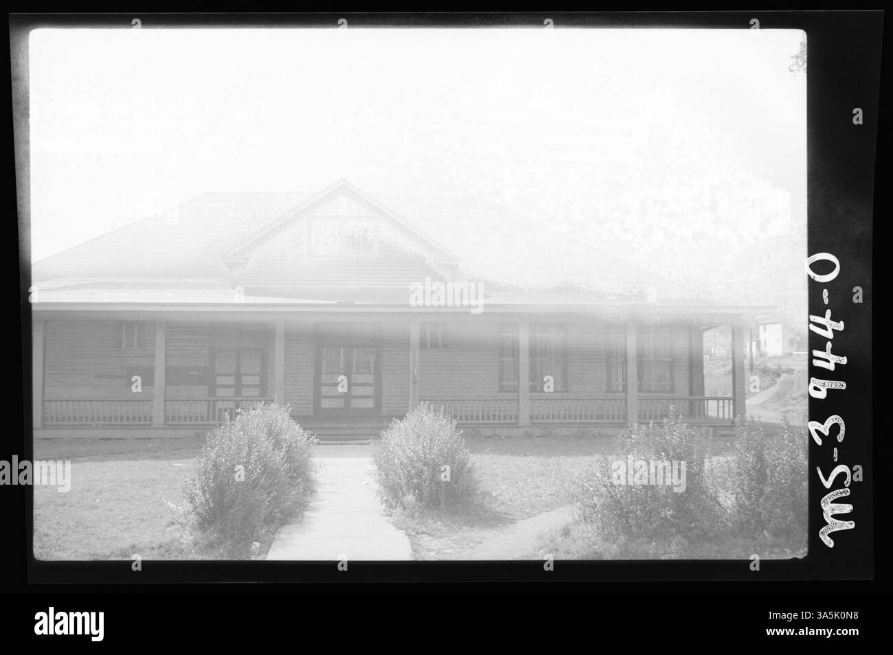 Cette image montre le bâtiment de loisirs de Jenners, comté de Somerset, Pennsylvanie, qui offre un lieu pour des activités communautaires dans une ville minière. Banque D'Images