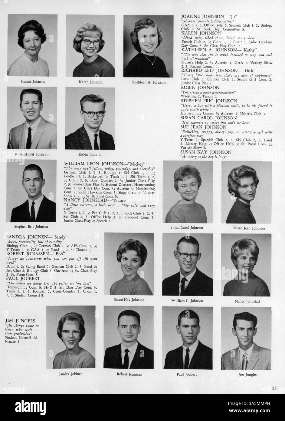 L'annuaire Aurean 1961 de Richfield High School met en lumière les moments clés de l'année académique 1960-1961, mettant en vedette les étudiants, les professeurs, les équipes sportives, les clubs scolaires, et des événements importants à Richfield, Minnesota. Banque D'Images