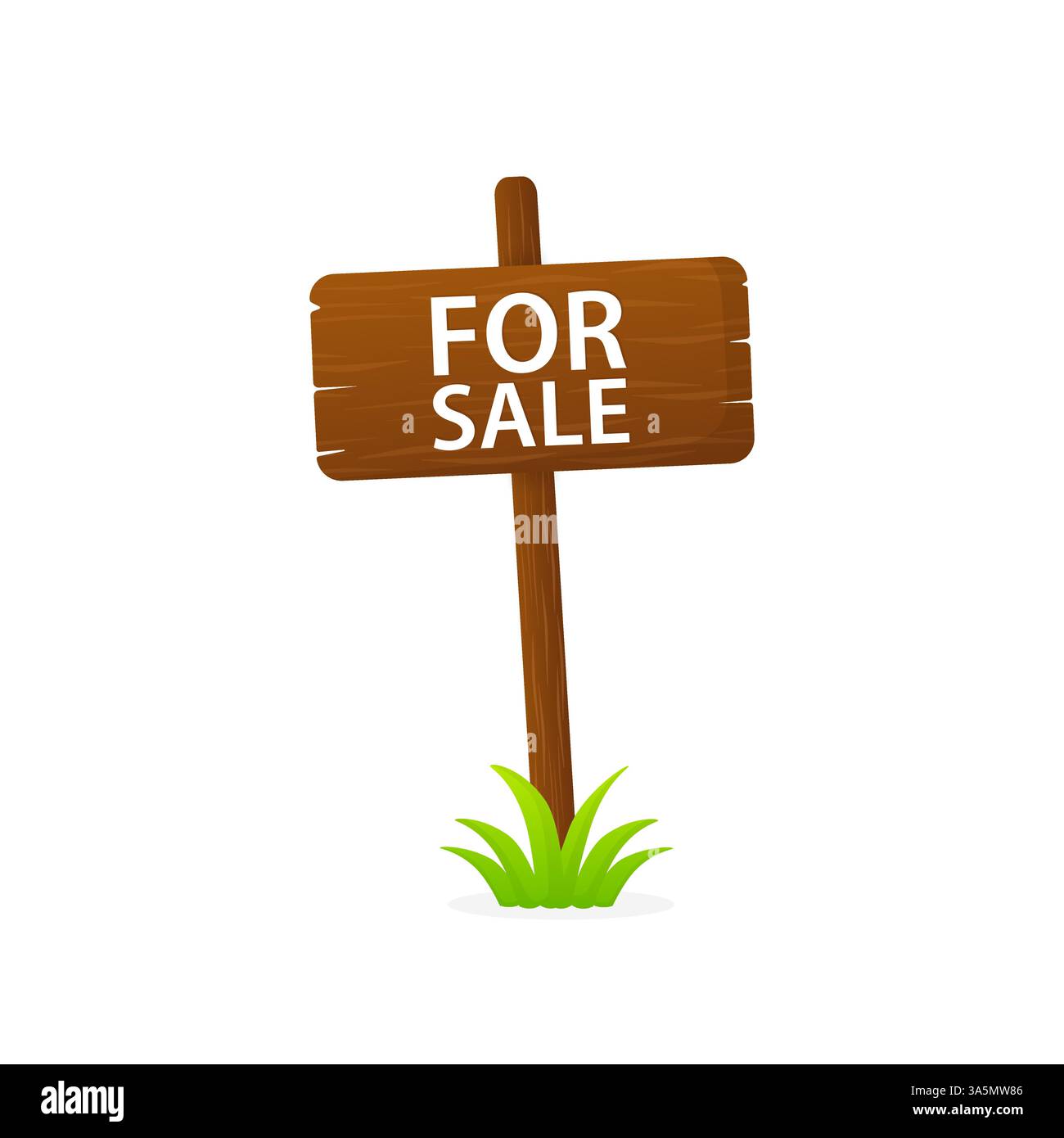 Pour la vente panneau routier, grand design à toutes fins. Vecteur, isolé. Dessin vectoriel. Texture de jardin d'été. Illustration de Vecteur