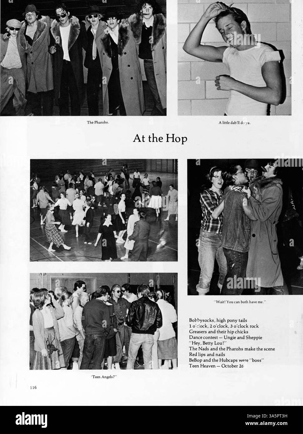 L'annuaire Wagistanian 1974 de Southwest High School met en lumière des événements importants de l'année scolaire 1973-1974-1998, y compris l'athlétisme, les activités étudiantes et l'histoire afro-américaine. Banque D'Images