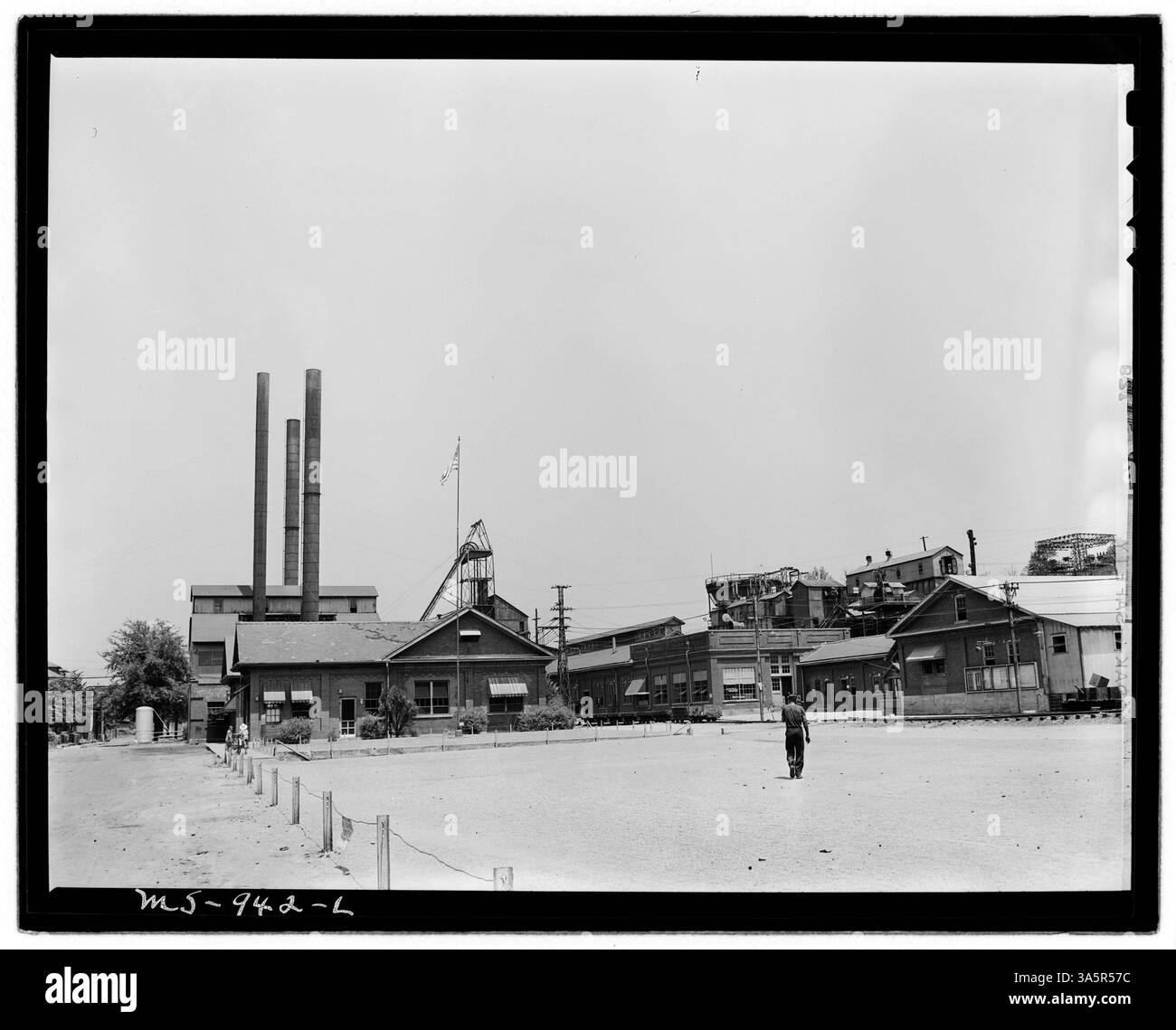 Le bureau, la centrale électrique et la mine Edgewater de Tennessee Coal, Iron & R.R. Company à Birmingham, dans le comté de Jefferson, en Alabama, sont montrés. Archives nationales à College Park. Banque D'Images