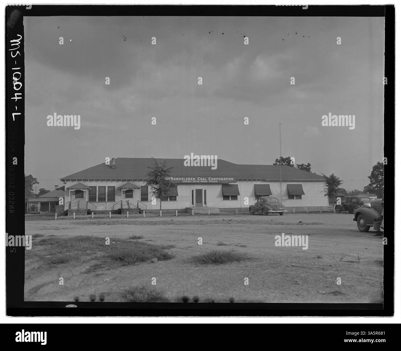 Le bureau général de la mine Sipsey de Debardeleben Coal Corp. à Sipsey, dans le comté de Walker, en Alabama, abritant la division administrative de l'exploitation minière. Banque D'Images