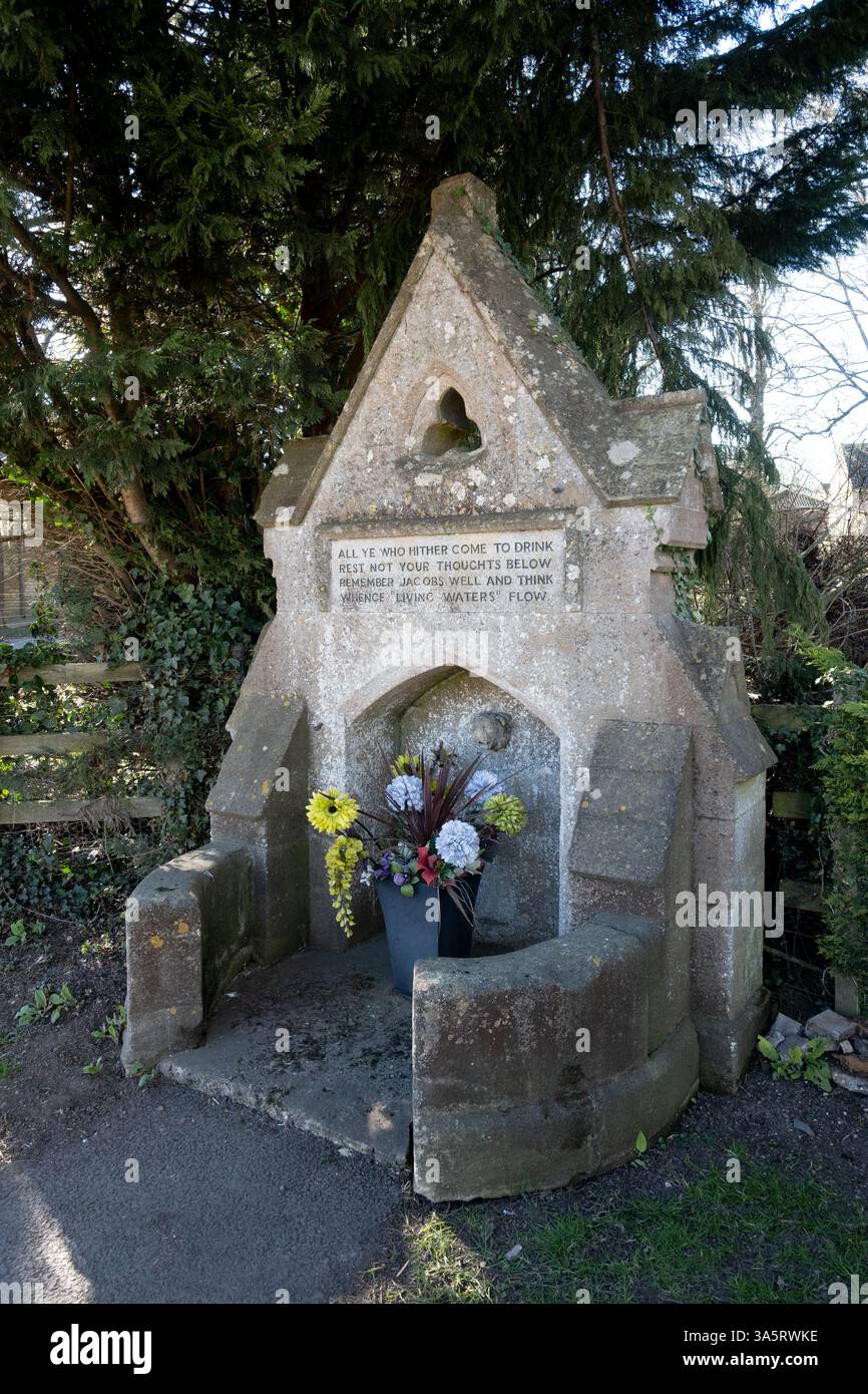 Le puits Saint, Greetham, Rutland, Angleterre, Royaume-Uni Banque D'Images Le puits Saint, Greetham, Rutland, Angleterre, Royaume-Uni Banque D'Images