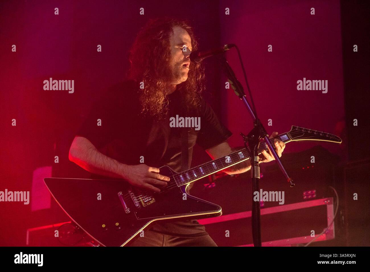 Brett Tyrell von Airbourne live BEI einem Konzert im Capitol. Hannover, 20.03.2025 *** Brett Tyrell d'Airbourne en concert au Capitole Hannover, 20 03 2025 Foto :XC.xSpeidelx/xFuturexImagex airbourne 5362 Banque D'Images