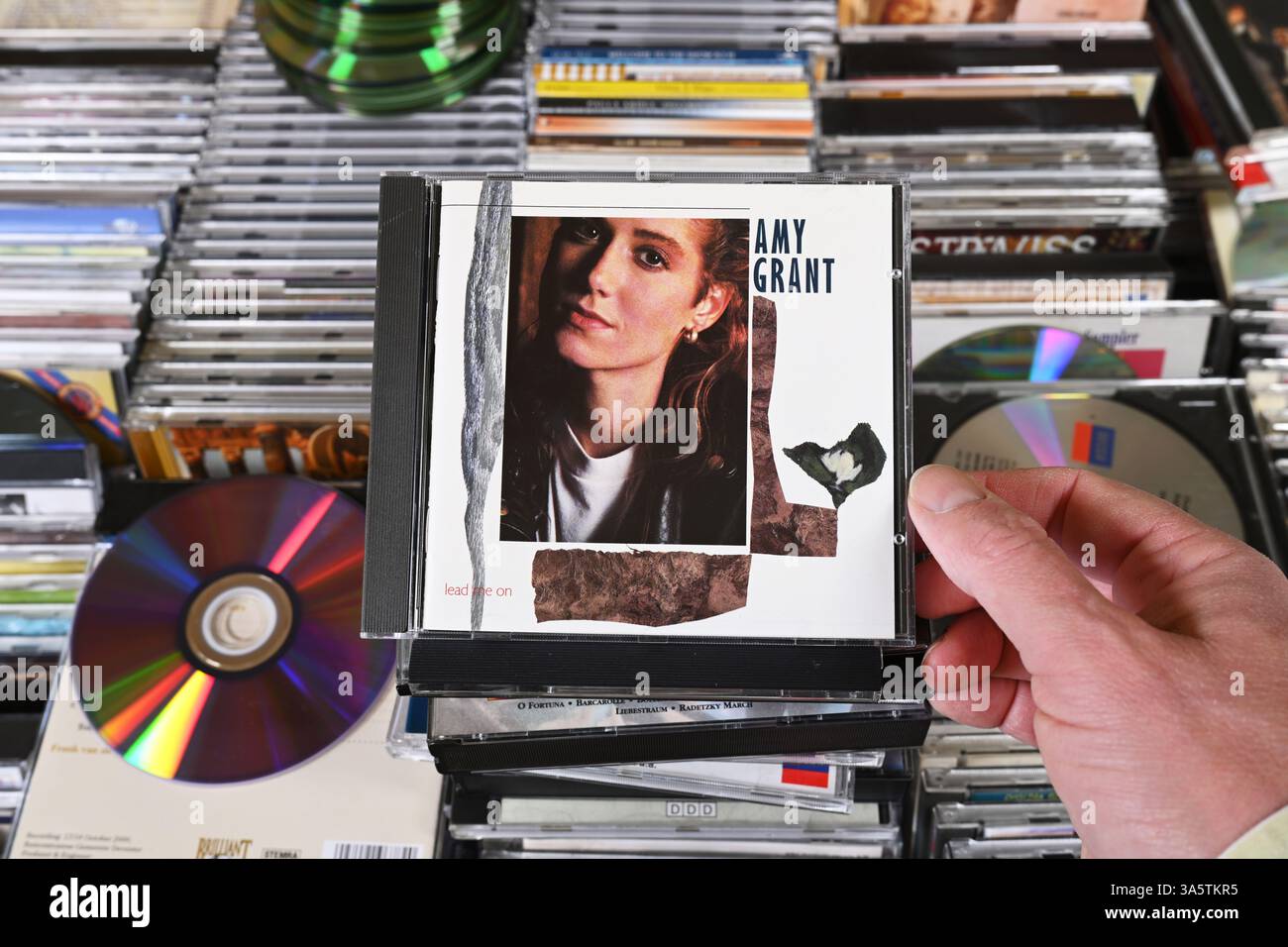 Album CD : Amy Grant – Lead me on Banque D'Images