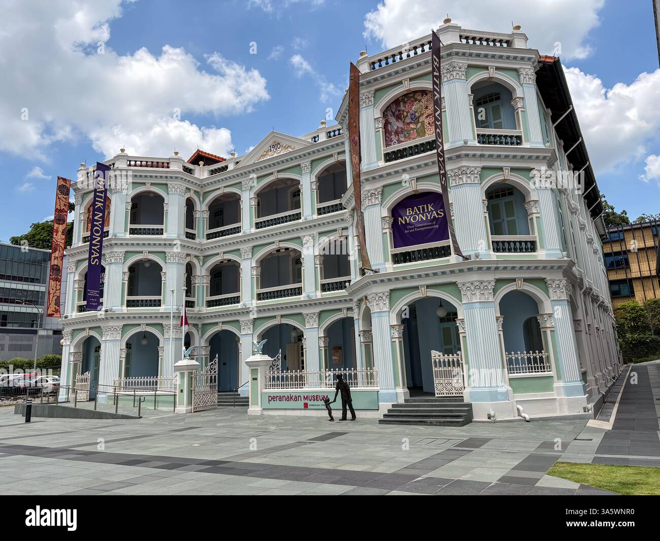 Le musée Peranakan à Singapour, satellite du musée des civilisations asiatiques. Il explore la culture Peranakan en Asie du Sud-est. Banque D'Images