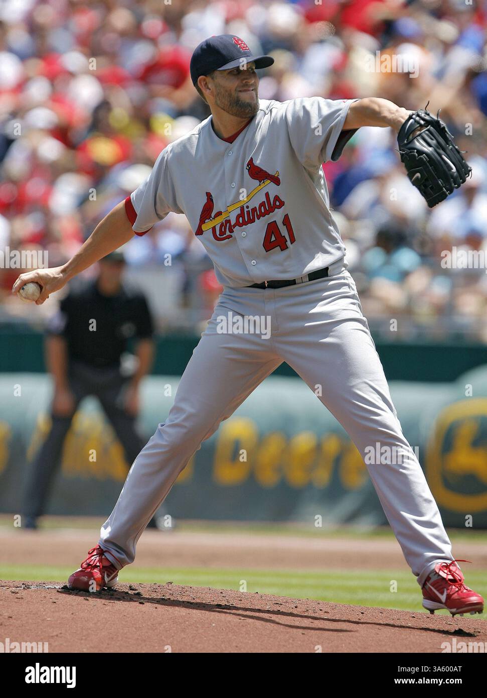 29 juin 2008 - lanceur Louis Cardinals débutant Braden Looper lance en première manche contre les Royals de Kansas City au stade Kauffman de Kansas City, Missouri, le dimanche 29 juin 2008. (John Sleezer/Kansas City Star/MCT) (image crédit : © John Sleezer/MCT/ZUMAPRESS.com) Banque D'Images
