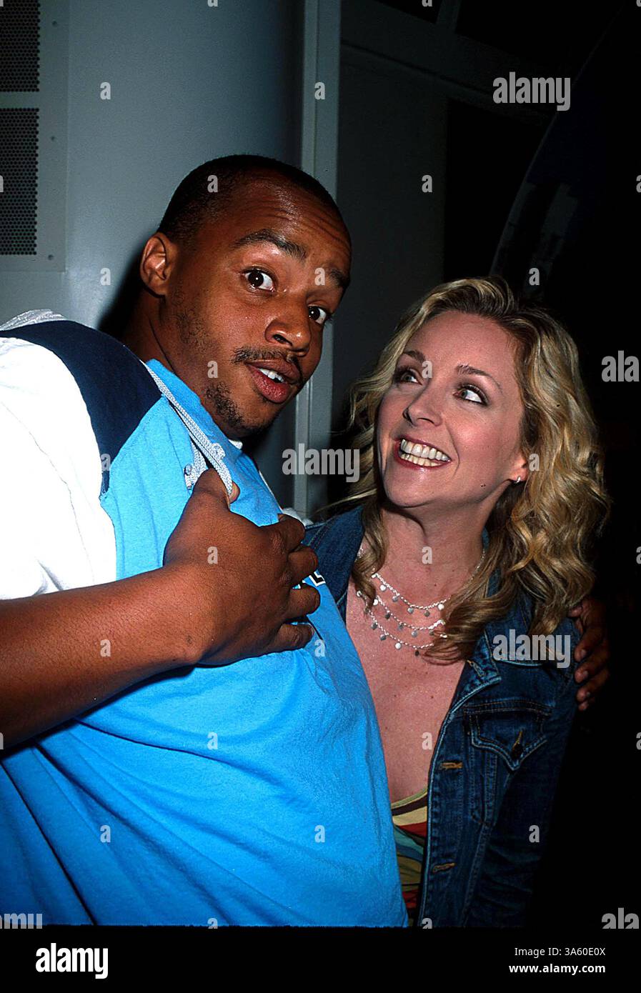 JANVIER 1, 2011 - K25561HMC NIKE BENEFIT PARTY POUR PROMOUVOIR LA LIGNE PRESTO DE MODE SPORTIVE NIKETOWN, NY 07/11/02. HENRY MCGEE/ 2002.DONALD FAISON . JANE KRAKOWSKI(crédit image : © Globe photos/ZUMAPRESS.com) Banque D'Images