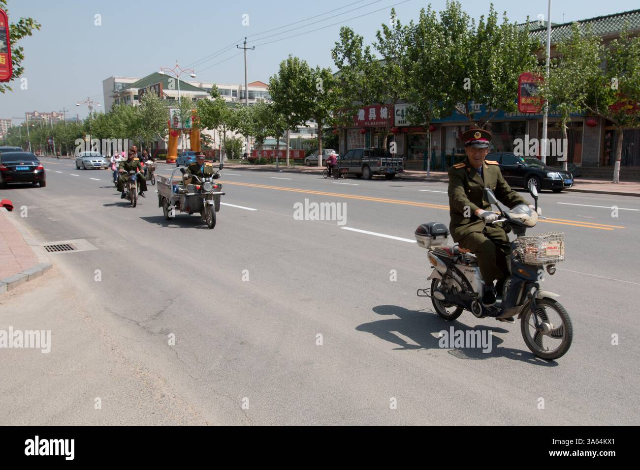 La veille de partir dans les rues de Wuqiao. Un groupe d'étudiants nigérians et égyptiens prennent un an pour étudier l'acrobatie au China Wuqiao Acrobat Banque D'Images