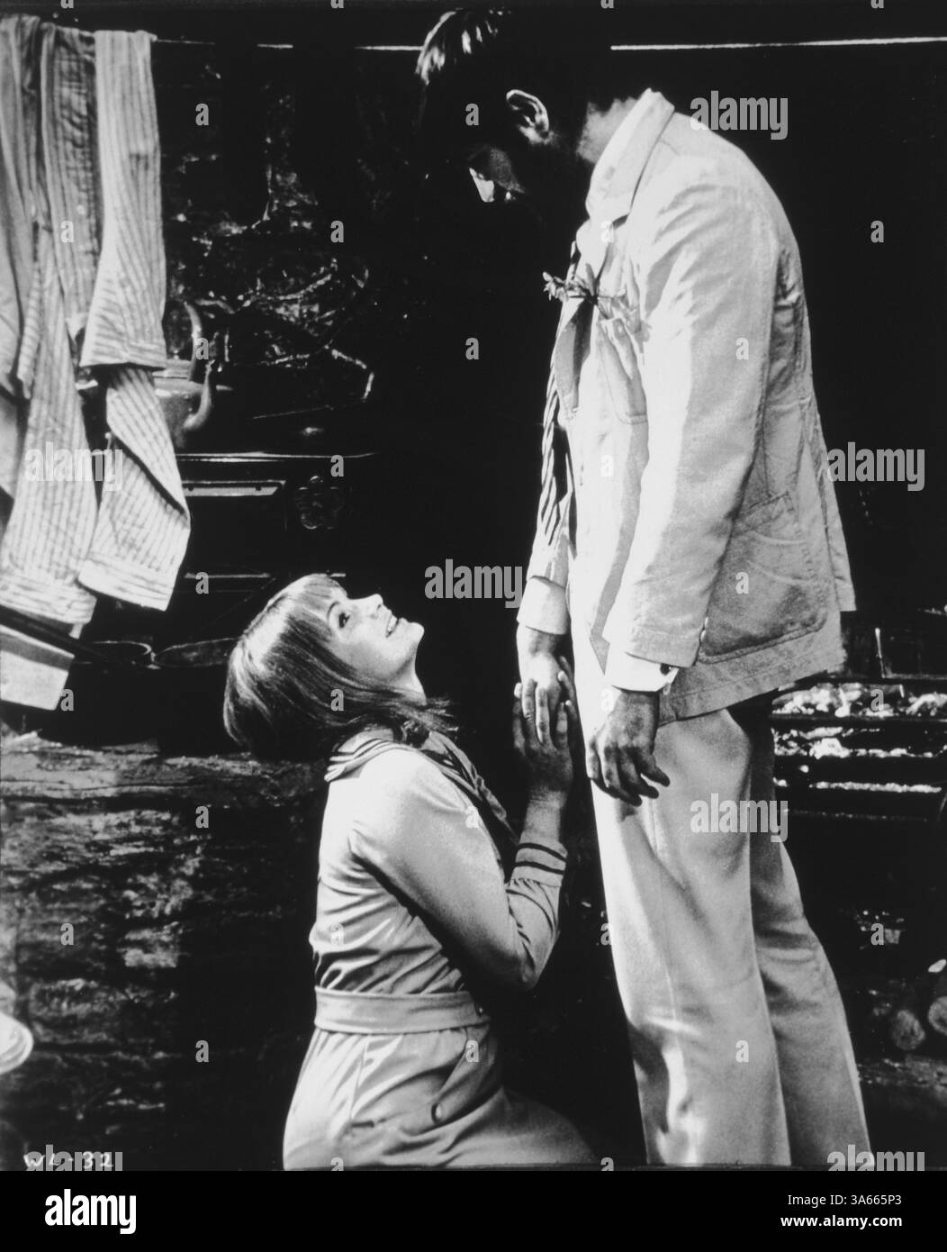 28 février 2014 - ''Glenda Jackson et Alan Bates, sur le plateau du film, ''''Women in Love''', 1970' (crédit image : © Glasshouse/ZUMA Wire) Banque D'Images