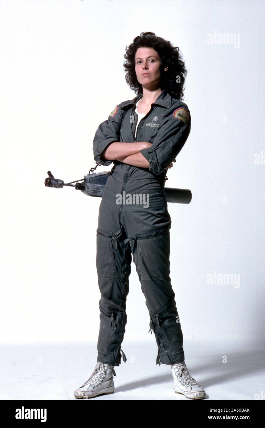 Jul 26, 1979 ; Londres, Royaume-Uni ; Sigourney Weaver stars comme Ripley dans le thriller de science-fiction "étranger : l'administration Cut' réalisé par Ridley Scott. Banque D'Images