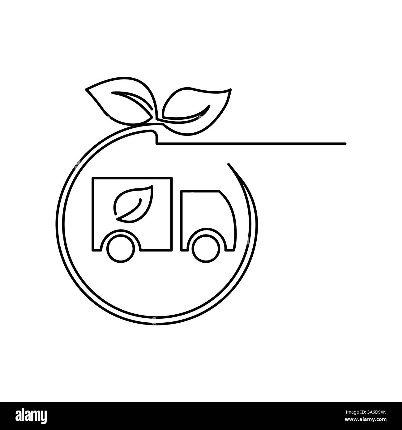 Globe terrestre moderne dessin d'une ligne de conception d'art vectoriel de contour minimaliste Illustration de Vecteur