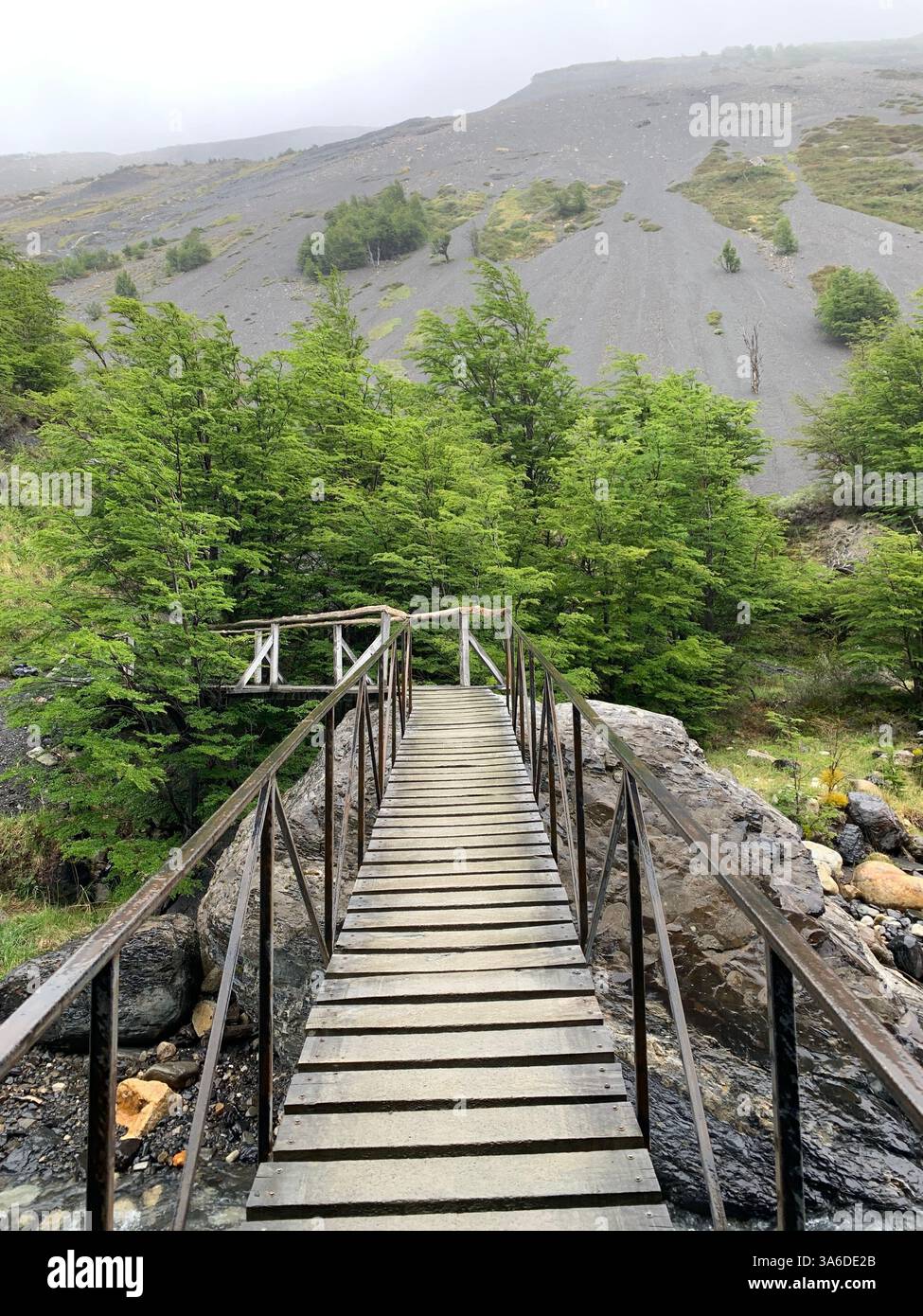 Puerto Natales, sud du Chili - Image de stock capturée avec un smartphone