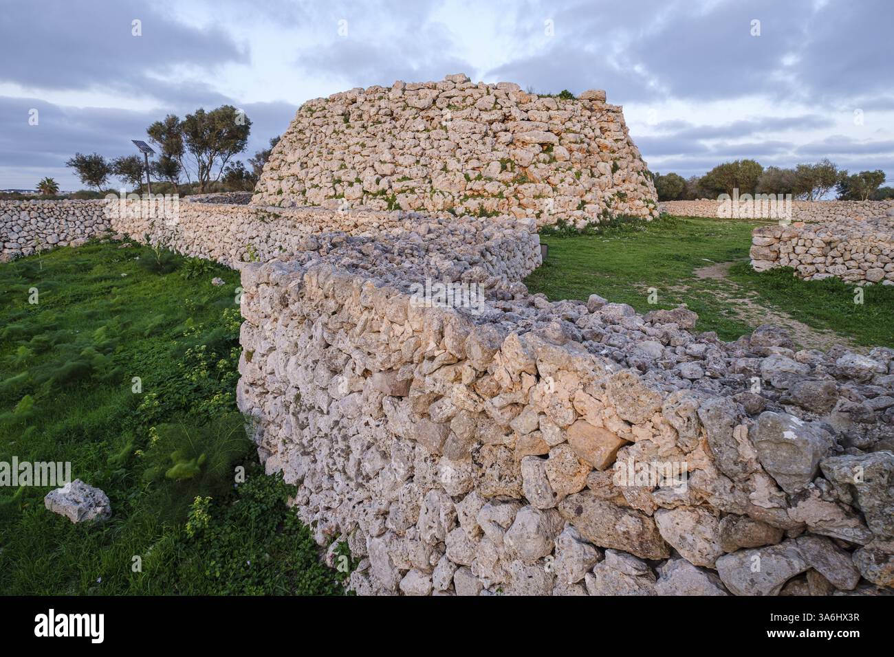 Trepuco, talayotic Settlement, Mao, Minorque, Îles Baléares, Espagne, Europe Banque D'Images