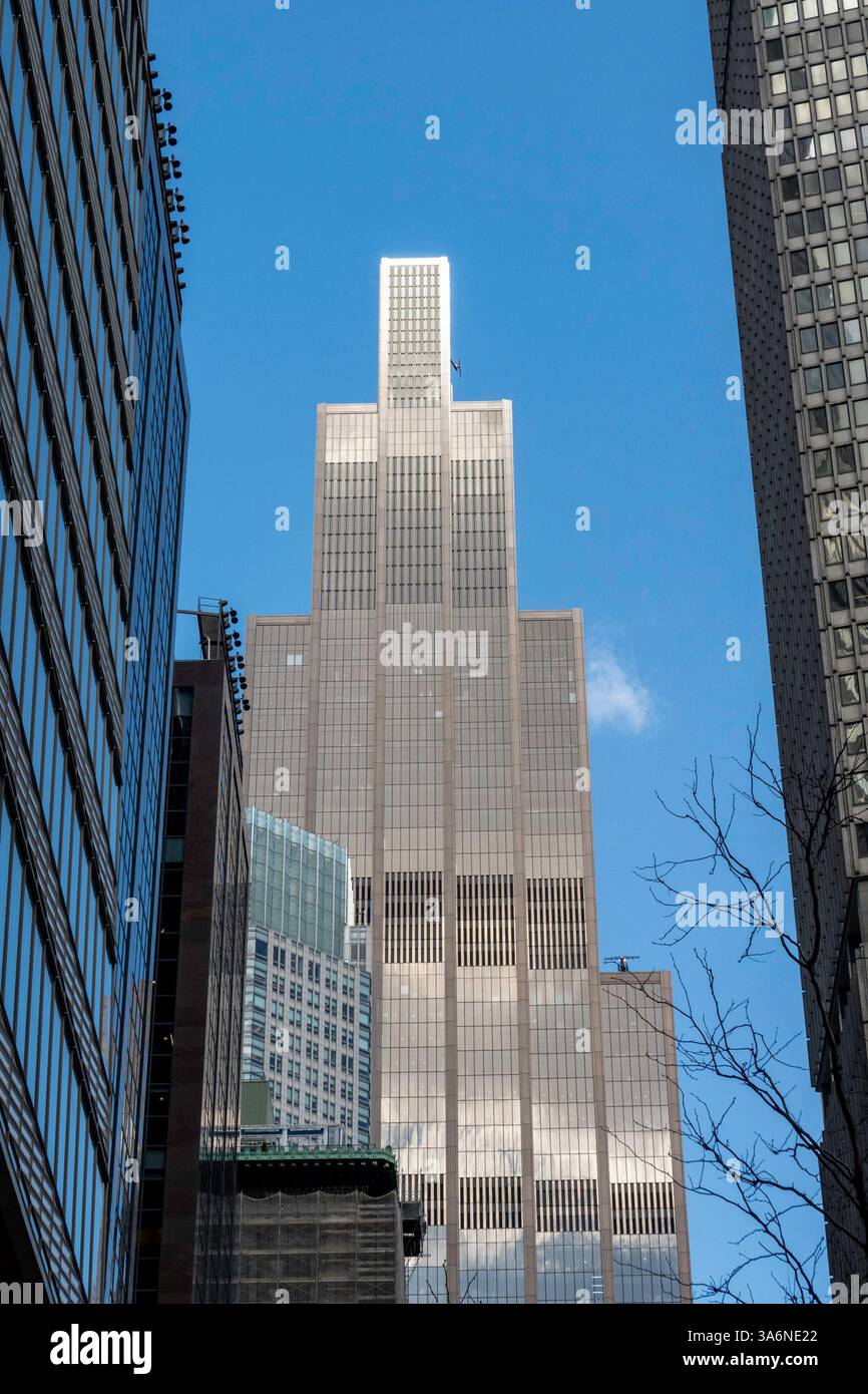 270 Park Avenue, Whole Block supertall, NYC, USA 2025, vu de West 42nd Street Banque D'Images