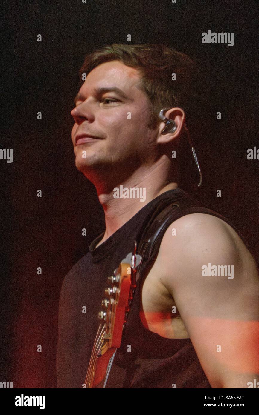 Tokio Hotel se produit devant leur plus grande foule britannique et spectacle à ce jour à l'Eventim Apollo, Londres 24/03/25 Banque D'Images