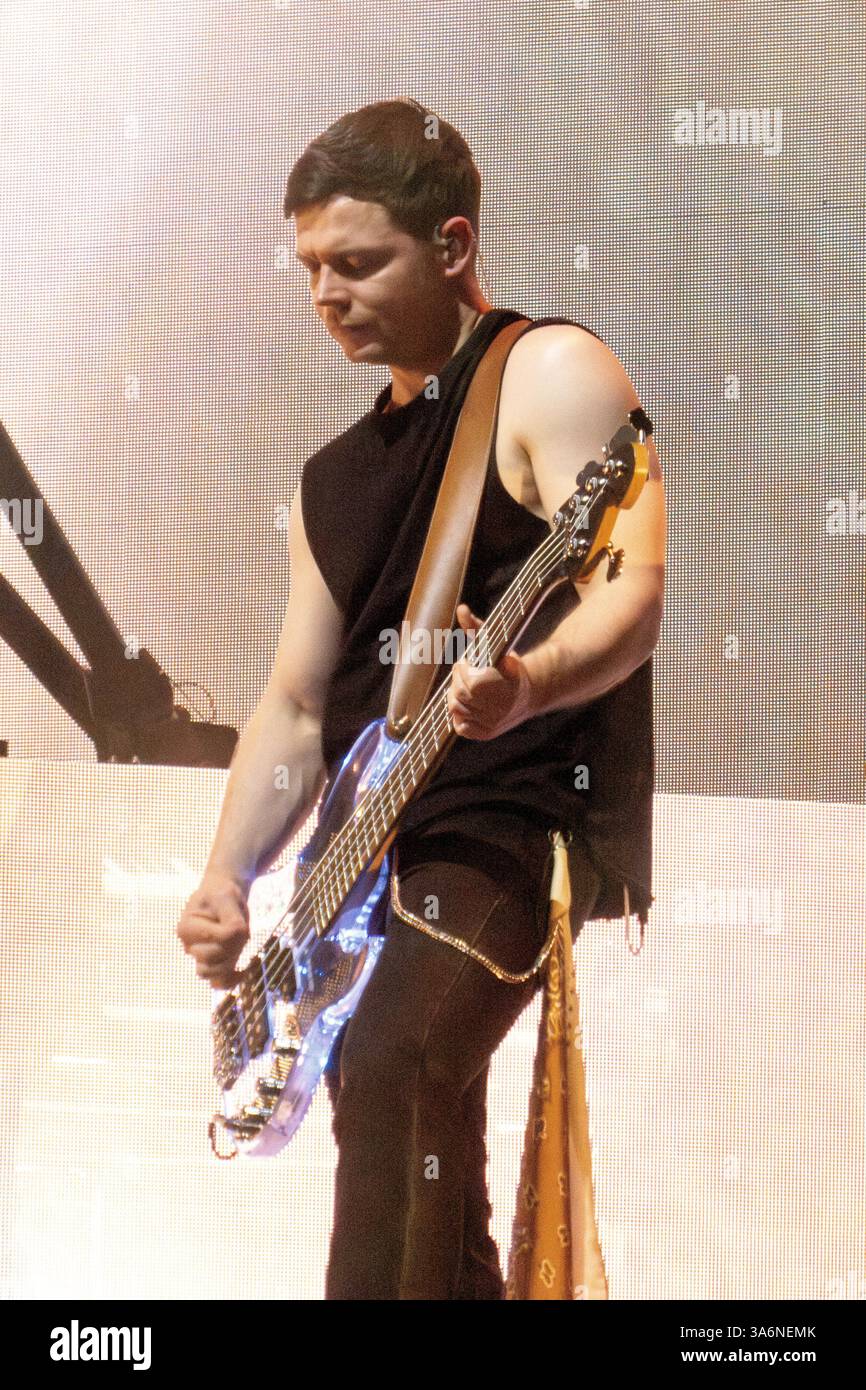 Tokio Hotel se produit devant leur plus grande foule britannique et spectacle à ce jour à l'Eventim Apollo, Londres 24/03/25 Banque D'Images