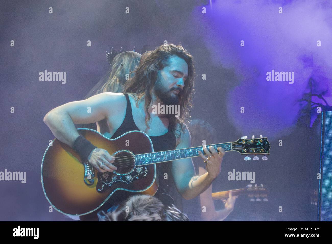 Tokio Hotel se produit devant leur plus grande foule britannique et spectacle à ce jour à l'Eventim Apollo, Londres 24/03/25 Banque D'Images