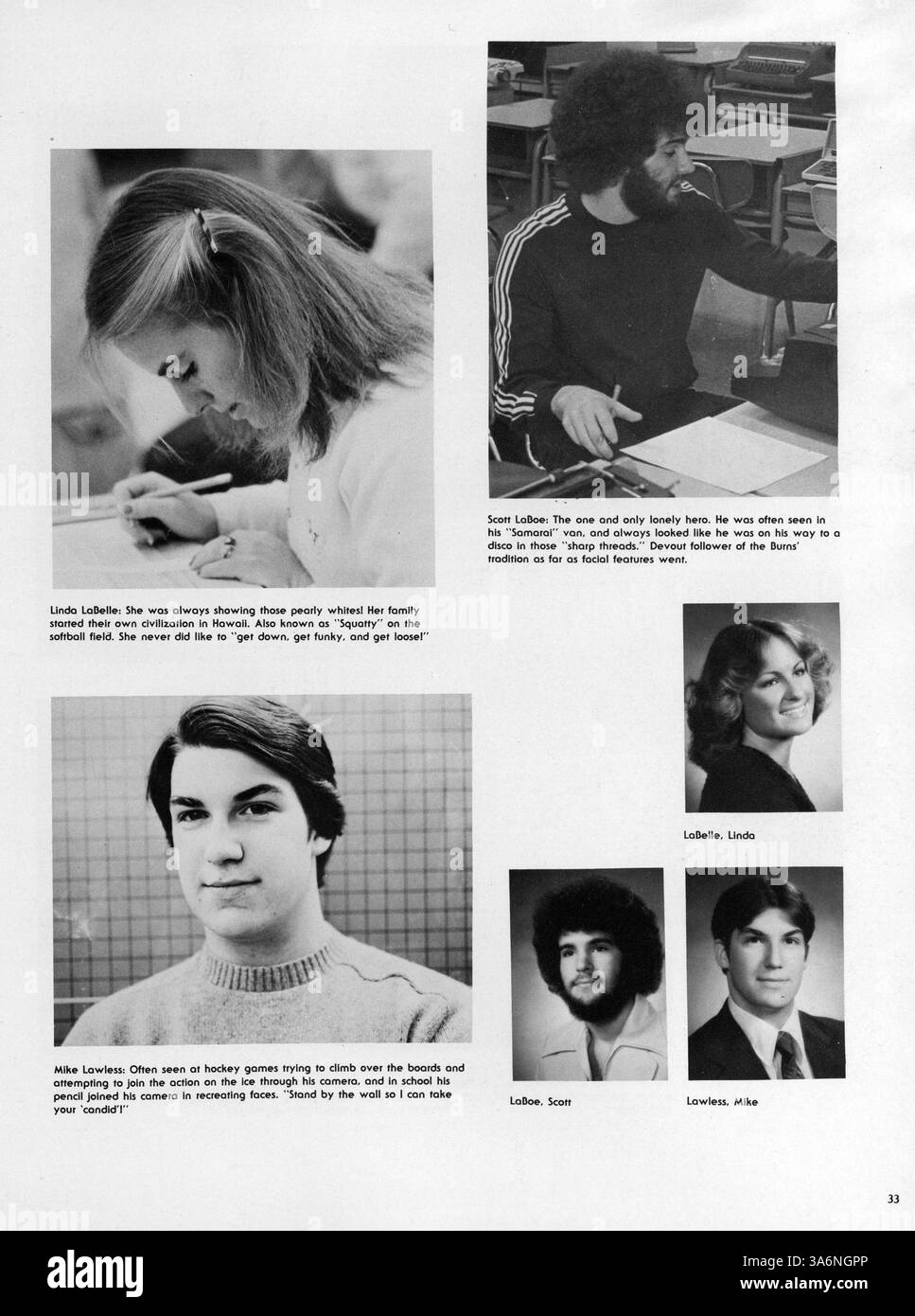 Cet annuaire du lycée 1980 de Golden Valley High présente des étudiants, des professeurs, des clubs et des événements sportifs de l'année scolaire 1979-1980. Banque D'Images
