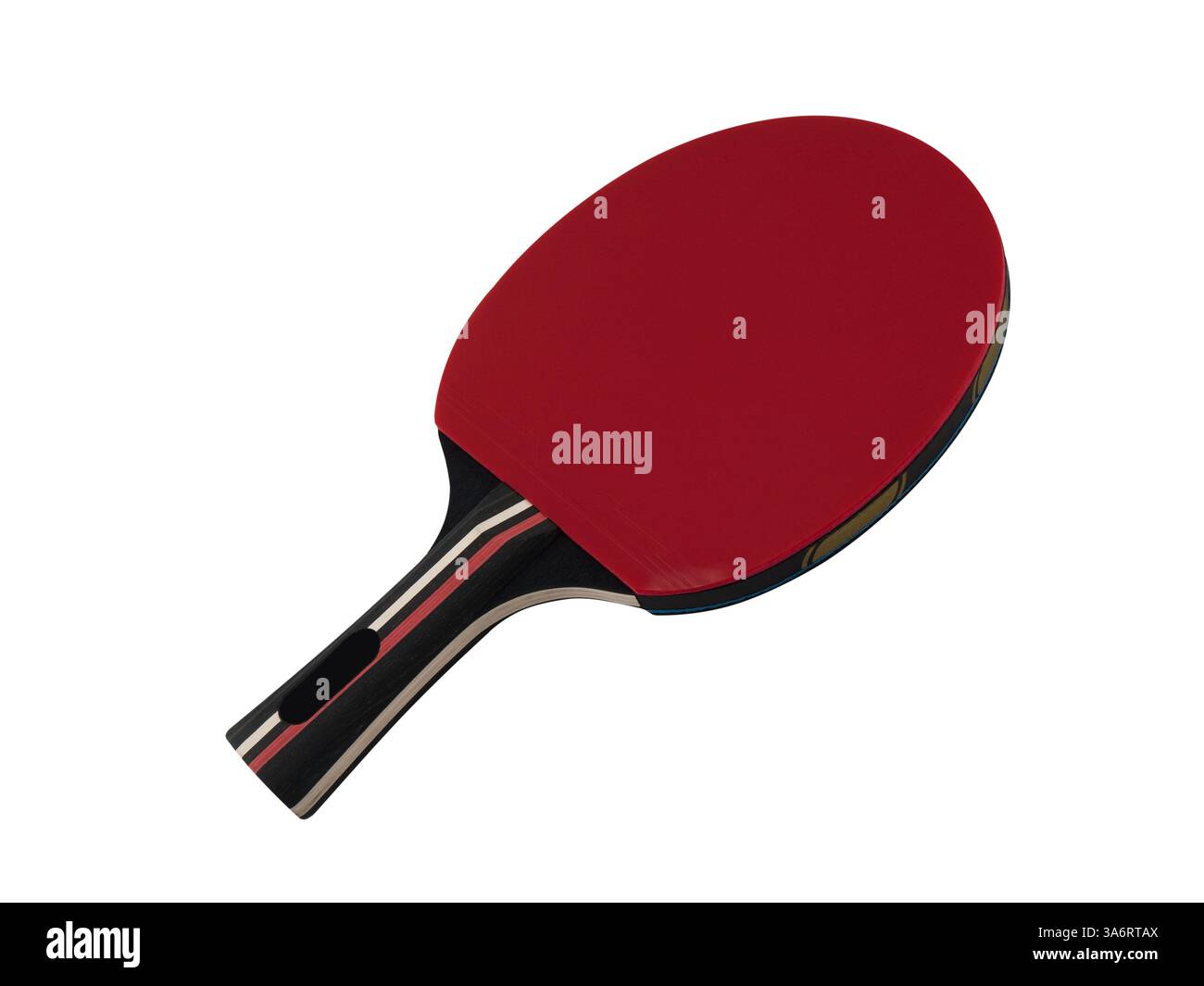 Pagaie de ping-pong isolée sur fond blanc. Raquettes de tennis de table sur fond blanc. EQUIPEMENT de sport pour ping-pong Banque D'Images