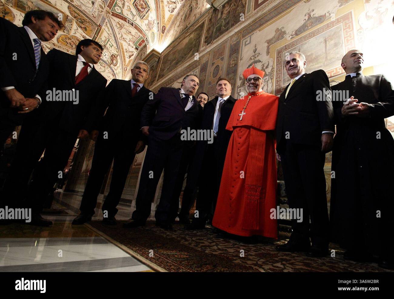 14 février 2015 - État de la Cité du Vatican (Saint-Siège) - visite de courtoisie des nouveaux cardinaux créés par le pape François au Vatican. (Crédit image : © Evandro Inetti/ZUMA Wire) Banque D'Images 14 février 2015 - État de la Cité du Vatican (Saint-Siège) - visite de courtoisie des nouveaux cardinaux créés par le pape François au Vatican. (Crédit image : © Evandro Inetti/ZUMA Wire) Banque D'Images