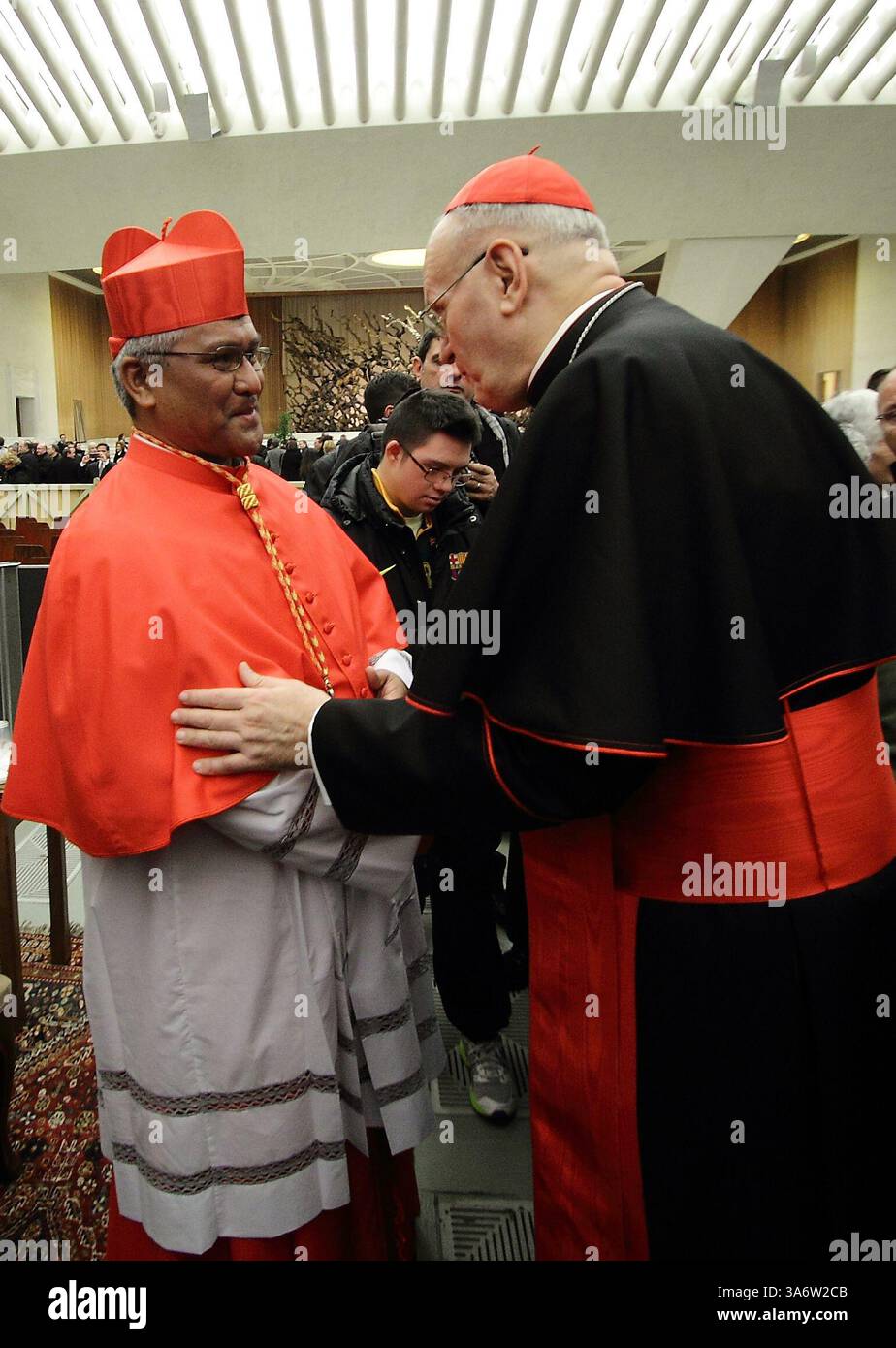 14 février 2015 - État de la Cité du Vatican (Saint-Siège) - visite de courtoisie des nouveaux cardinaux créés par le pape François au Vatican. (Crédit image : © Evandro Inetti/ZUMA Wire) Banque D'Images 14 février 2015 - État de la Cité du Vatican (Saint-Siège) - visite de courtoisie des nouveaux cardinaux créés par le pape François au Vatican. (Crédit image : © Evandro Inetti/ZUMA Wire) Banque D'Images