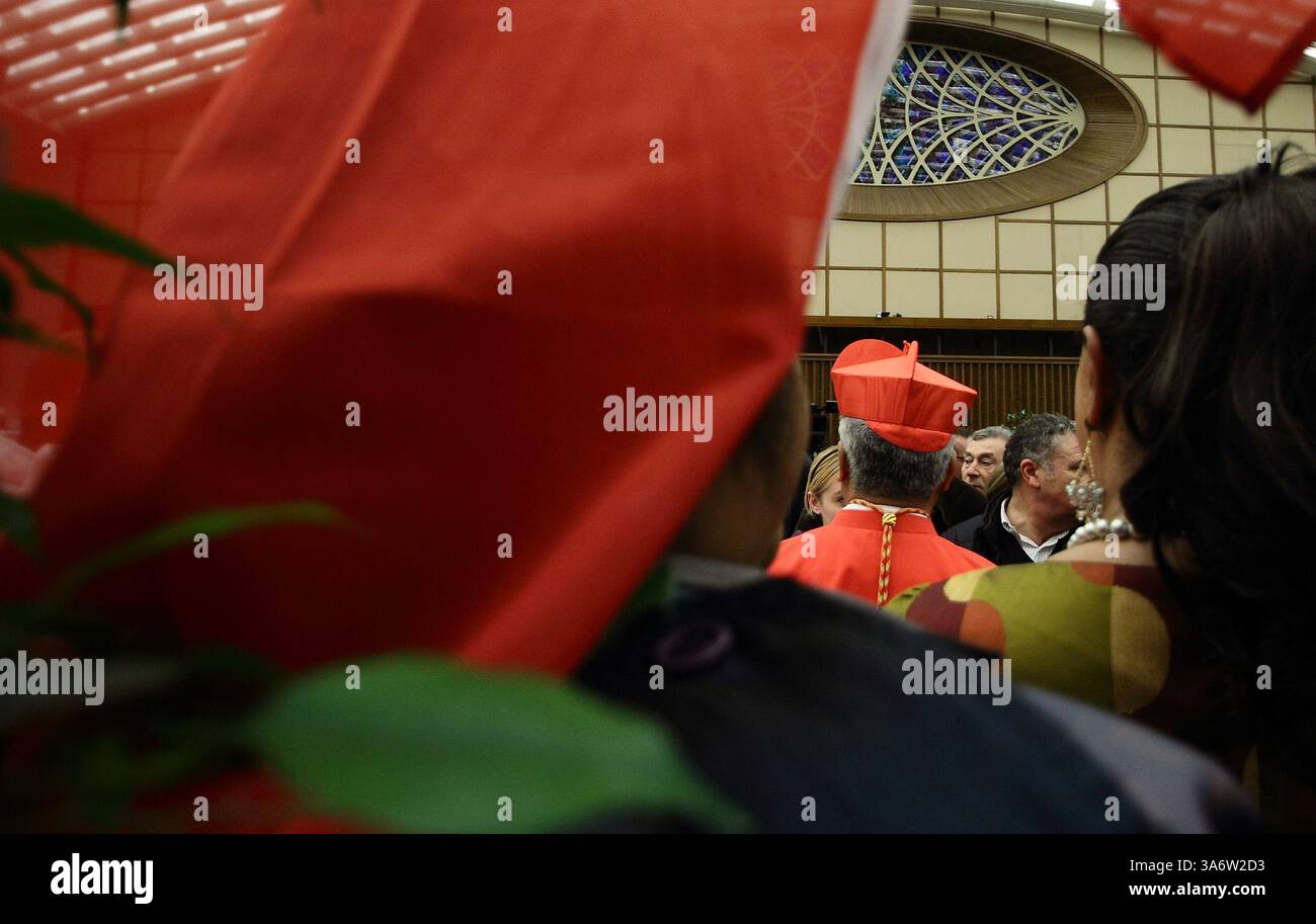14 février 2015 - État de la Cité du Vatican (Saint-Siège) - visite de courtoisie des nouveaux cardinaux créés par le pape François au Vatican. (Crédit image : © Evandro Inetti/ZUMA Wire) Banque D'Images 14 février 2015 - État de la Cité du Vatican (Saint-Siège) - visite de courtoisie des nouveaux cardinaux créés par le pape François au Vatican. (Crédit image : © Evandro Inetti/ZUMA Wire) Banque D'Images