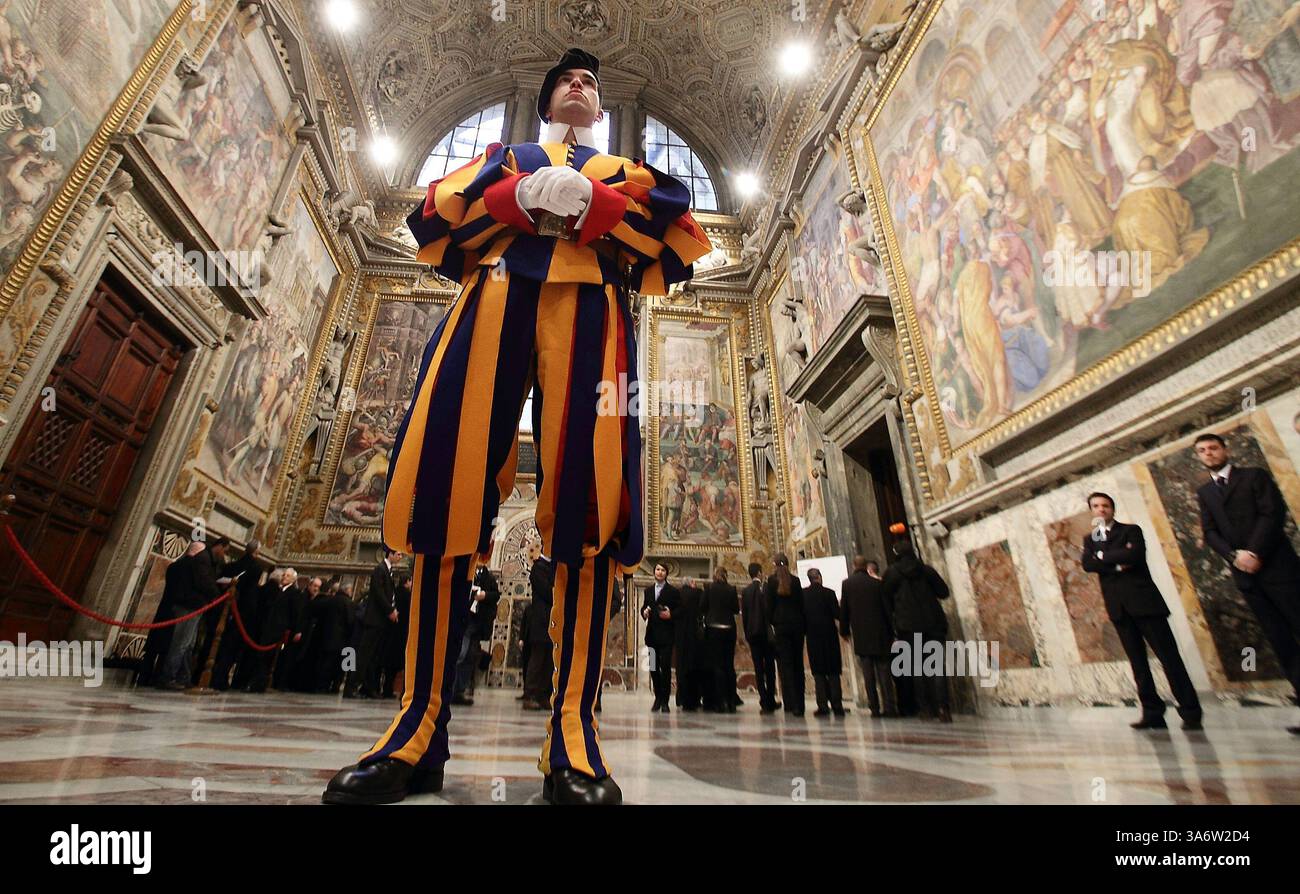 14 février 2015 - État de la Cité du Vatican (Saint-Siège) - visite de courtoisie des nouveaux cardinaux créés par le pape François au Vatican. (Crédit image : © Evandro Inetti/ZUMA Wire) Banque D'Images 14 février 2015 - État de la Cité du Vatican (Saint-Siège) - visite de courtoisie des nouveaux cardinaux créés par le pape François au Vatican. (Crédit image : © Evandro Inetti/ZUMA Wire) Banque D'Images