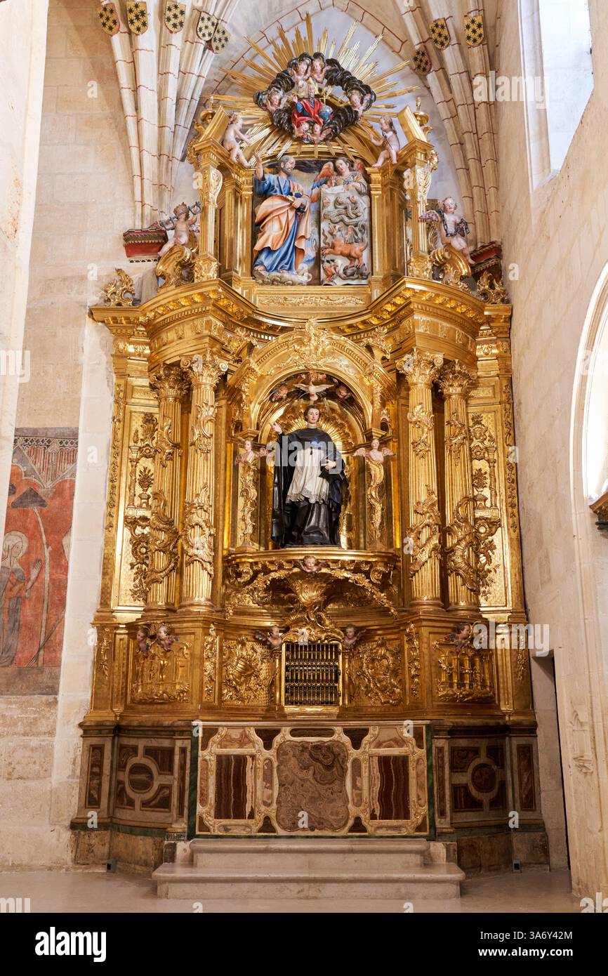 Capilla de San Juan de Sahagún, Las reliquias, S. XIV-XVIII, Cathédrale de Santa María, gothique français, Burgos, Castille-et-León, Espagne, Europe Banque D'Images