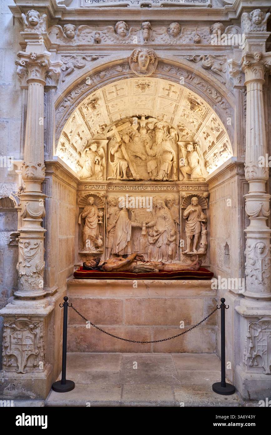Capilla de la Presentación, Juan de Matienzo, 1519-1524, S. XVI, Cathédrale de Santa María, gothique français, Burgos, Castille-et-León, Espagne, Europe Banque D'Images