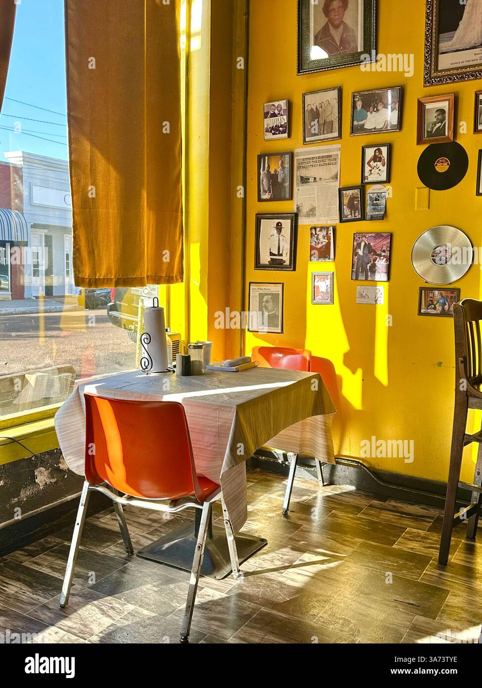 États-Unis Mississippi MS Clarksdale diner notre restaurant Grandma's House of Pancakes Banque D'Images