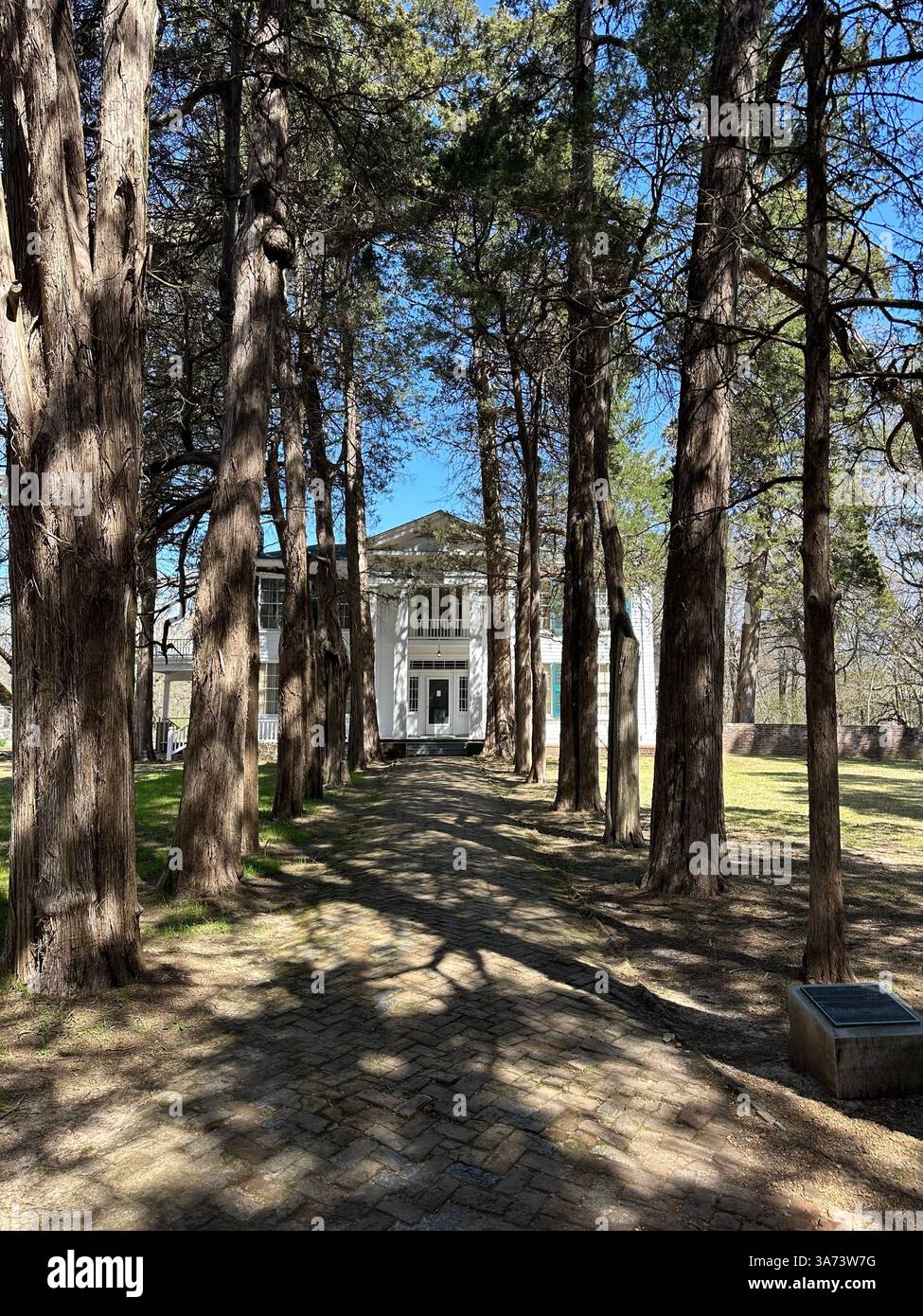 États-Unis Mississippi MS Oxford Rowan Oak la maison de l'auteur William Faulkner extérieur Banque D'Images