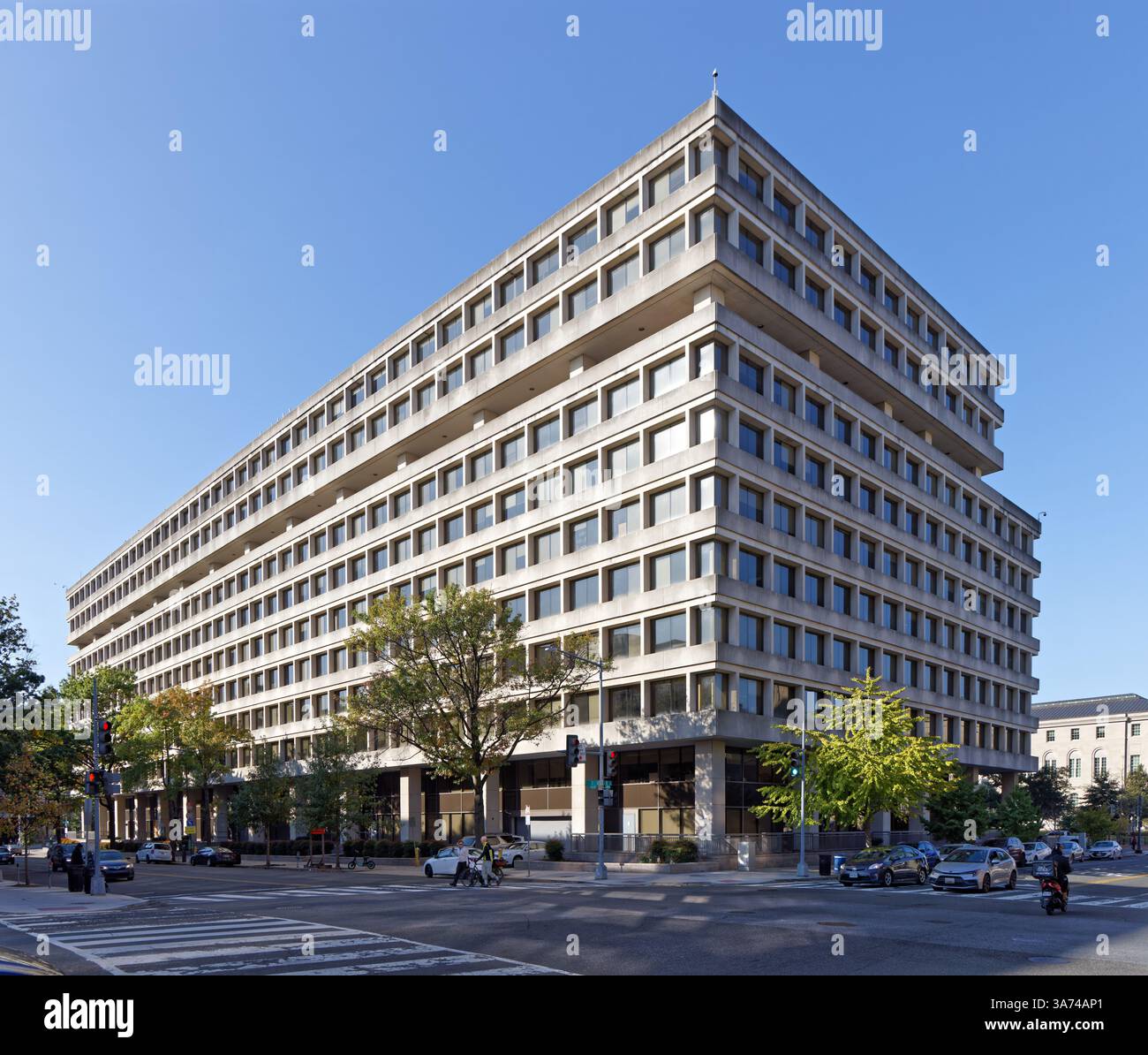 Marion S. Barry Building, alias One Judiciary Square, est un immeuble de bureaux du gouvernement du district de Columbia au 441 4th Street NW, construit en 1990. Banque D'Images