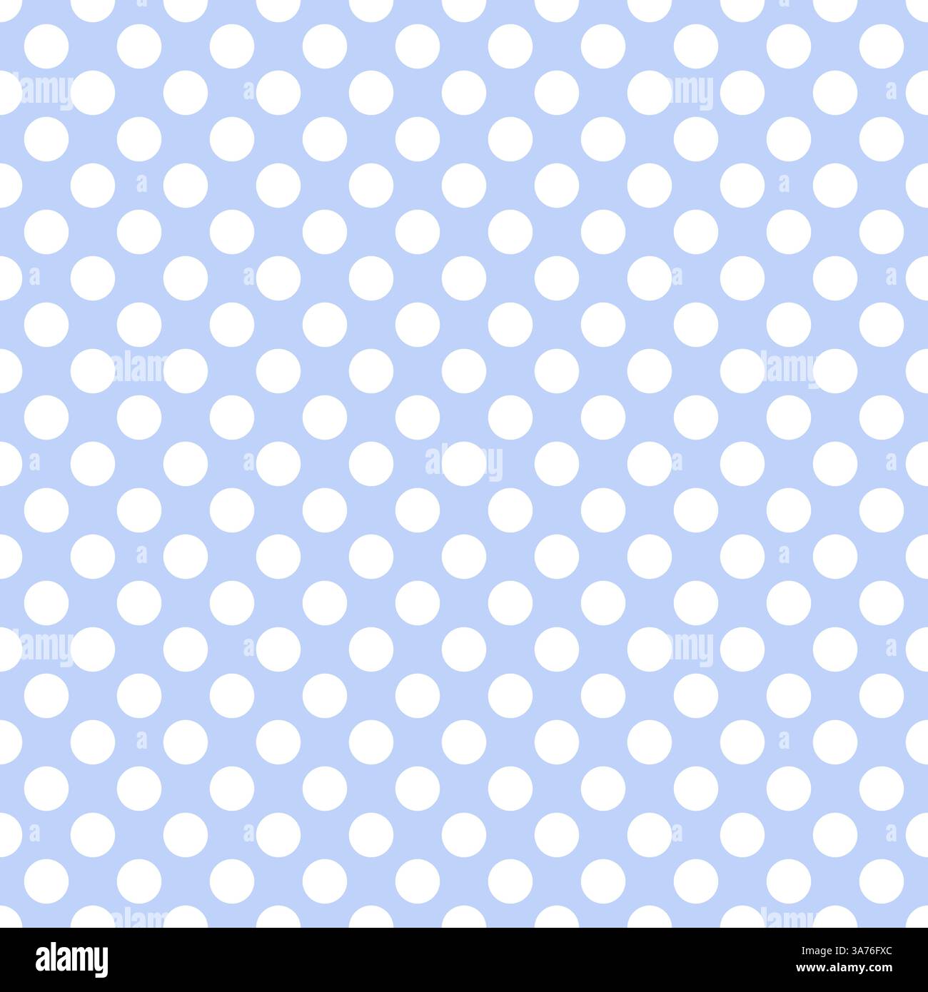 Beaux pois blancs vectoriels sans couture pour motif sur fond bleu clair, papier peint, texture, web, blog, conception imprimée ou graphique. Illustration de Vecteur