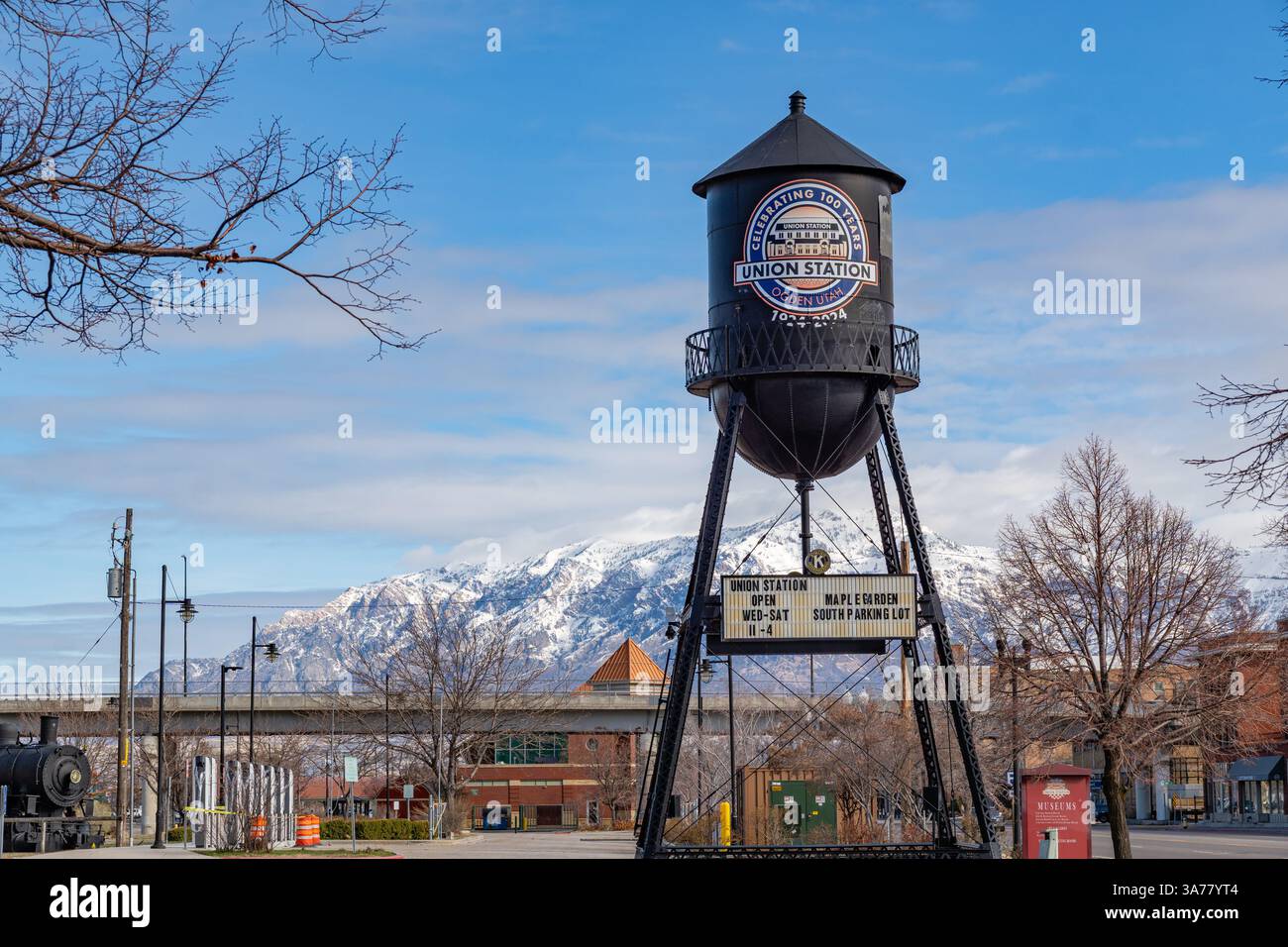 Ogden, UT, US-23 mars 2025 : Union Station la gare historique du centre-ville. Banque D'Images