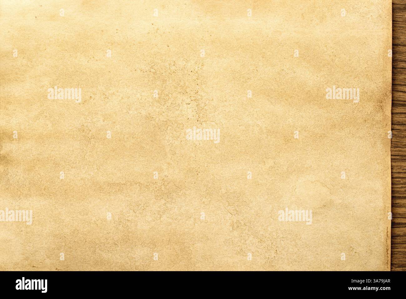 fond de papier ancien, texture manuscrite fanée pour l'écriture Banque D'Images