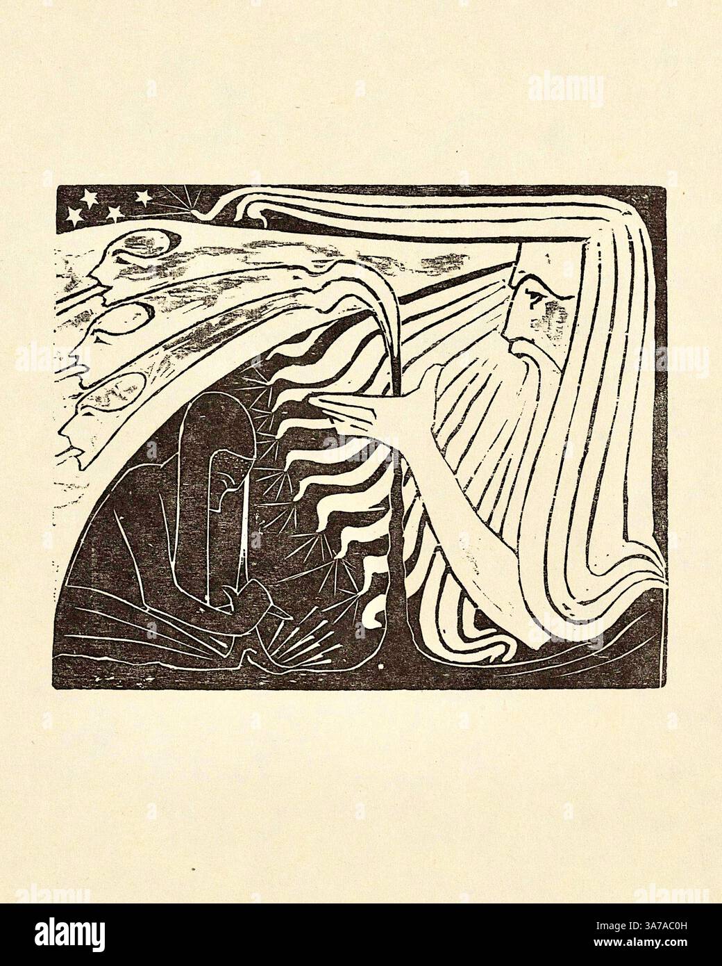 Karel de Bazel - Krishna le Rédempteur au travail - 1925 Banque D'Images Karel de Bazel - Krishna le Rédempteur au travail - 1925 Banque D'Images