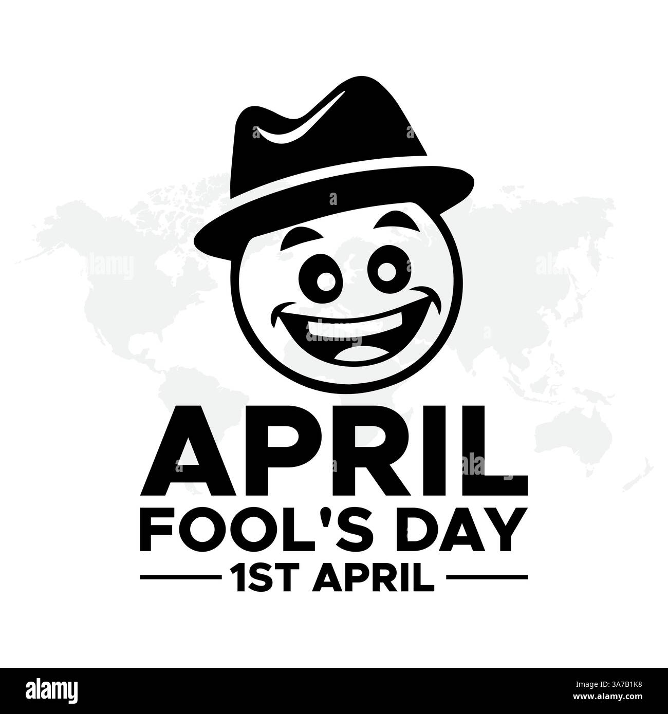 Avril Fools Day, avril Fools Day. 1er avril. Illustration vectorielle du jour des imbéciles d'avril. Affiche ou bannière. Illustration vectorielle de conception plate. Illustration de Vecteur