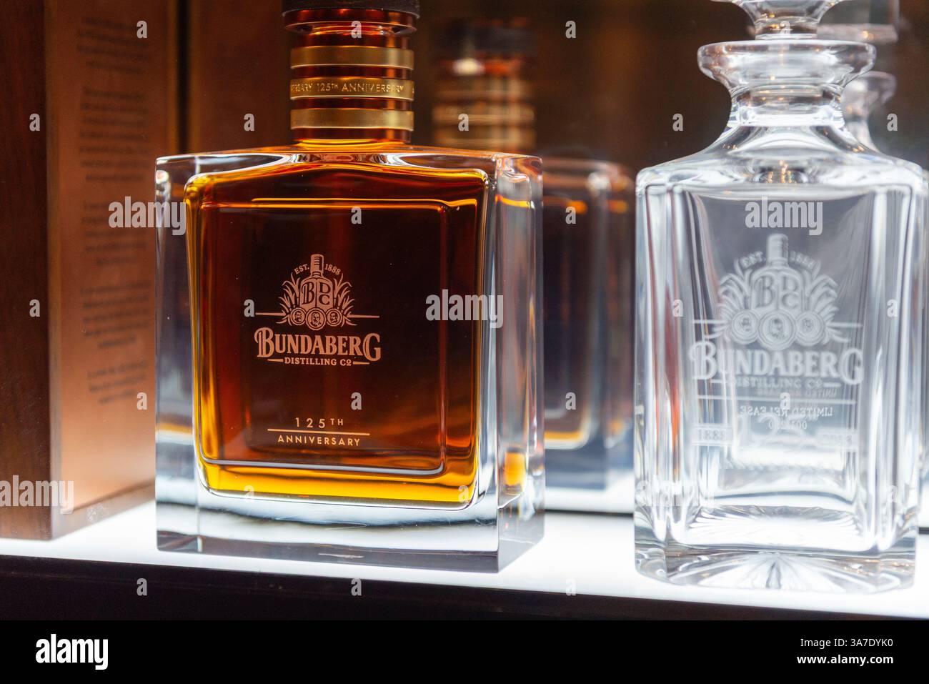 Bundaberg, Australie. Distillerie de Bundaberg. Bundy rhum. Banque D'Images