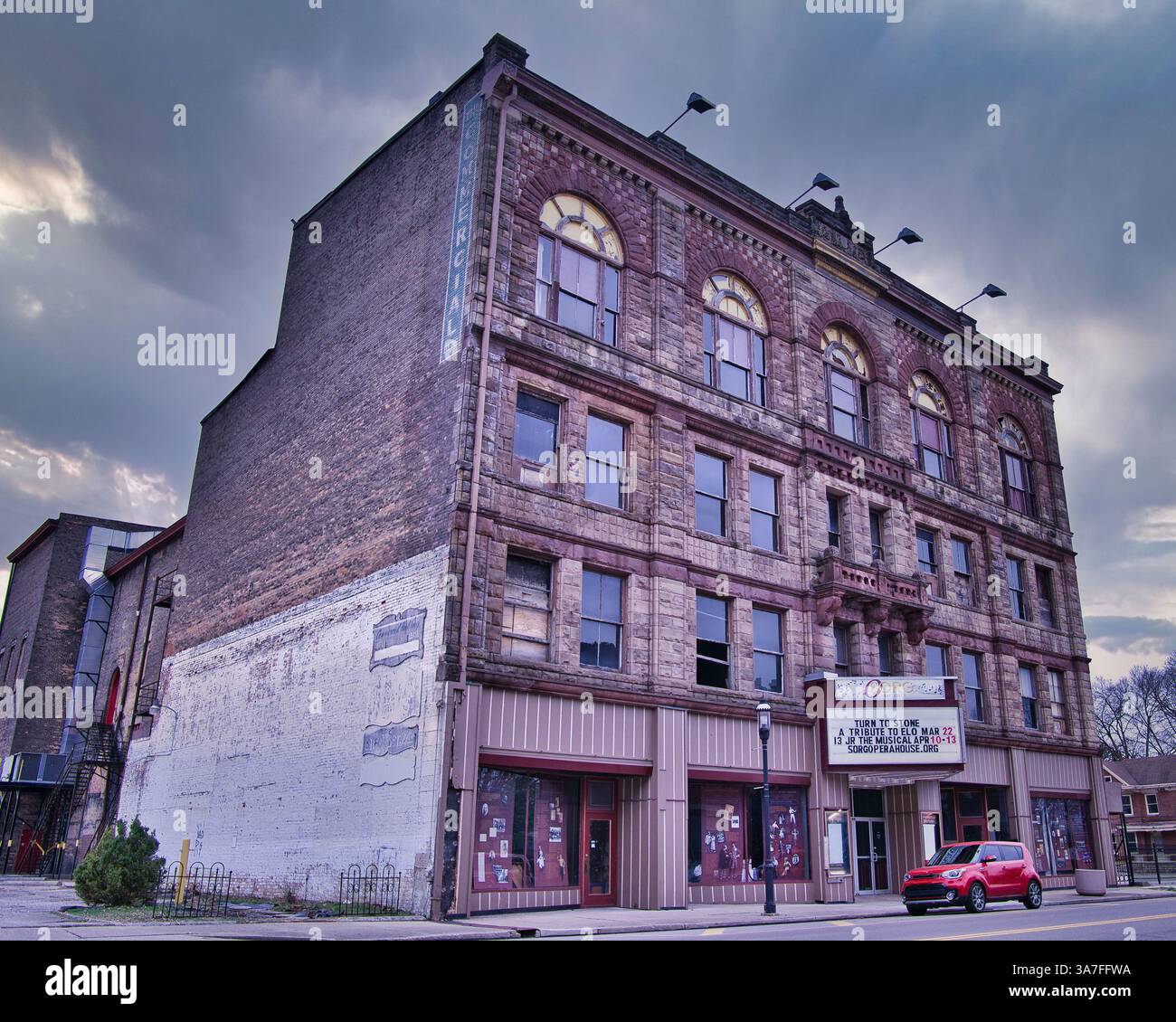 The Sorg Opera House / The commercial Building in Middletown Ohio USA 2025 également connu sous le nom de Colonial Theater Banque D'Images