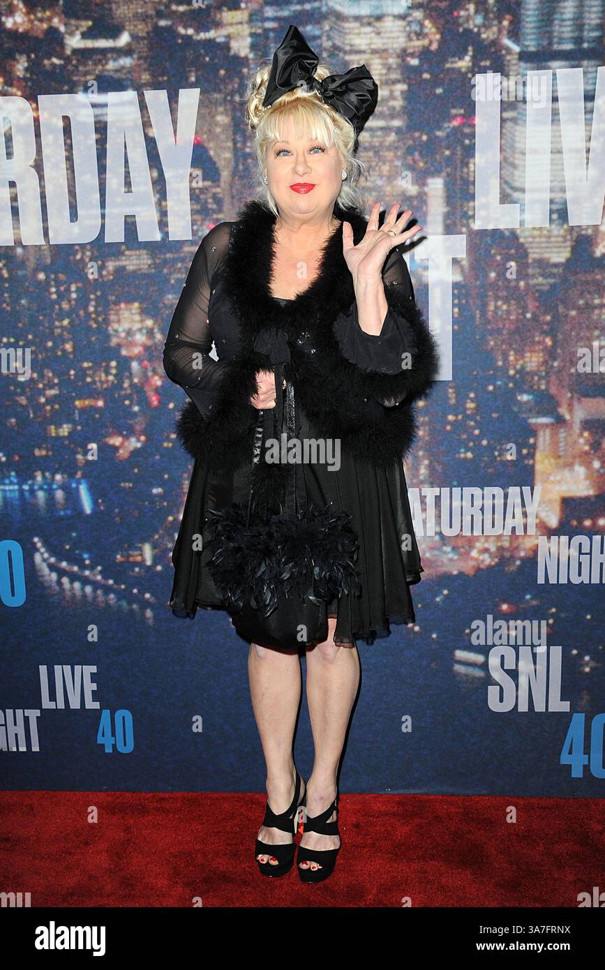 Victoria Jackson à la SNL 40th Anniversary Special au 30 Rockefeller Plaza à New York - 15 février 2015 Banque D'Images