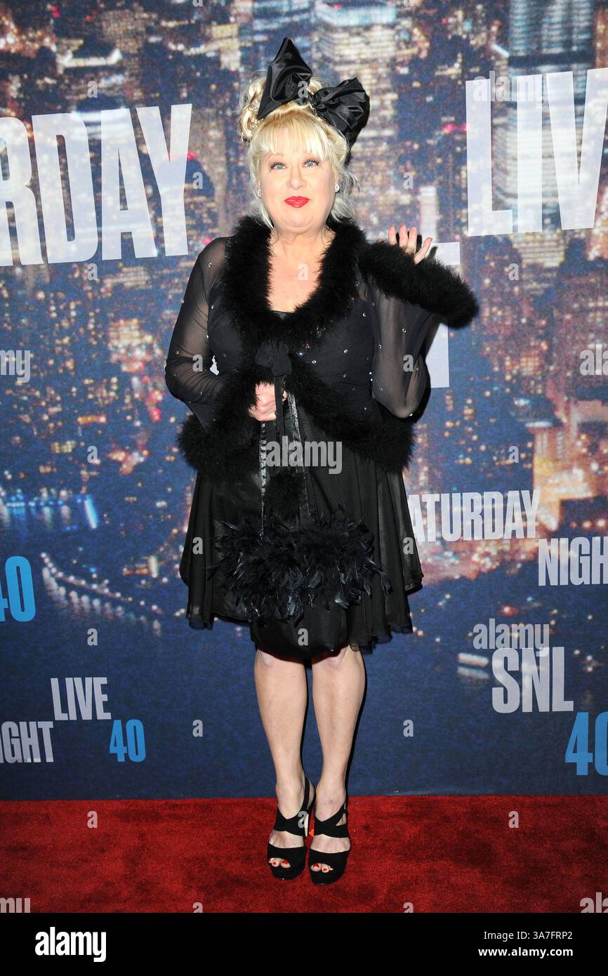 Victoria Jackson à la SNL 40th Anniversary Special au 30 Rockefeller Plaza à New York - 15 février 2015 Banque D'Images