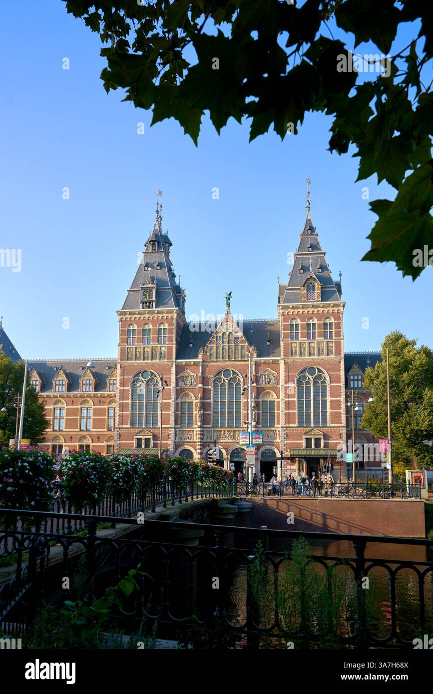 Amsterdam, pays-Bas – 20 septembre 2024 - Rijksmuseum National Museum Amsterdam. Le musée national Rijksmuseum à Amsterdam. Banque D'Images